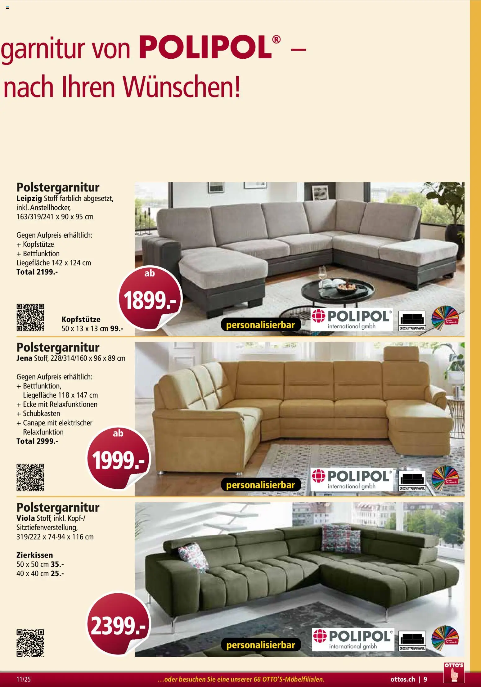 Otto's Aktionen Möbelflyer – gültig ab 01.11.2025 | Seite: 9