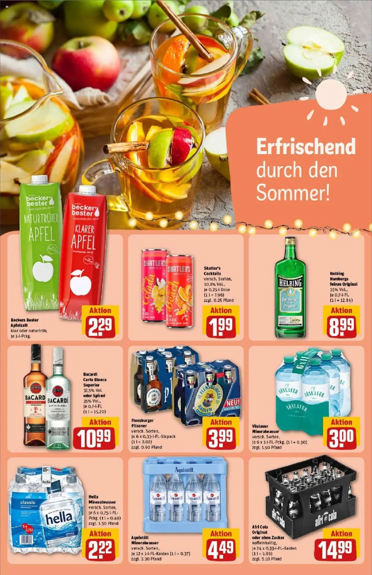 Rewe prospekt Uelzen	 - gültig ab dem 06.07.2025 | Seite: 17 | Produkte: Mineralwasser, Apple, Flensburger, Hella