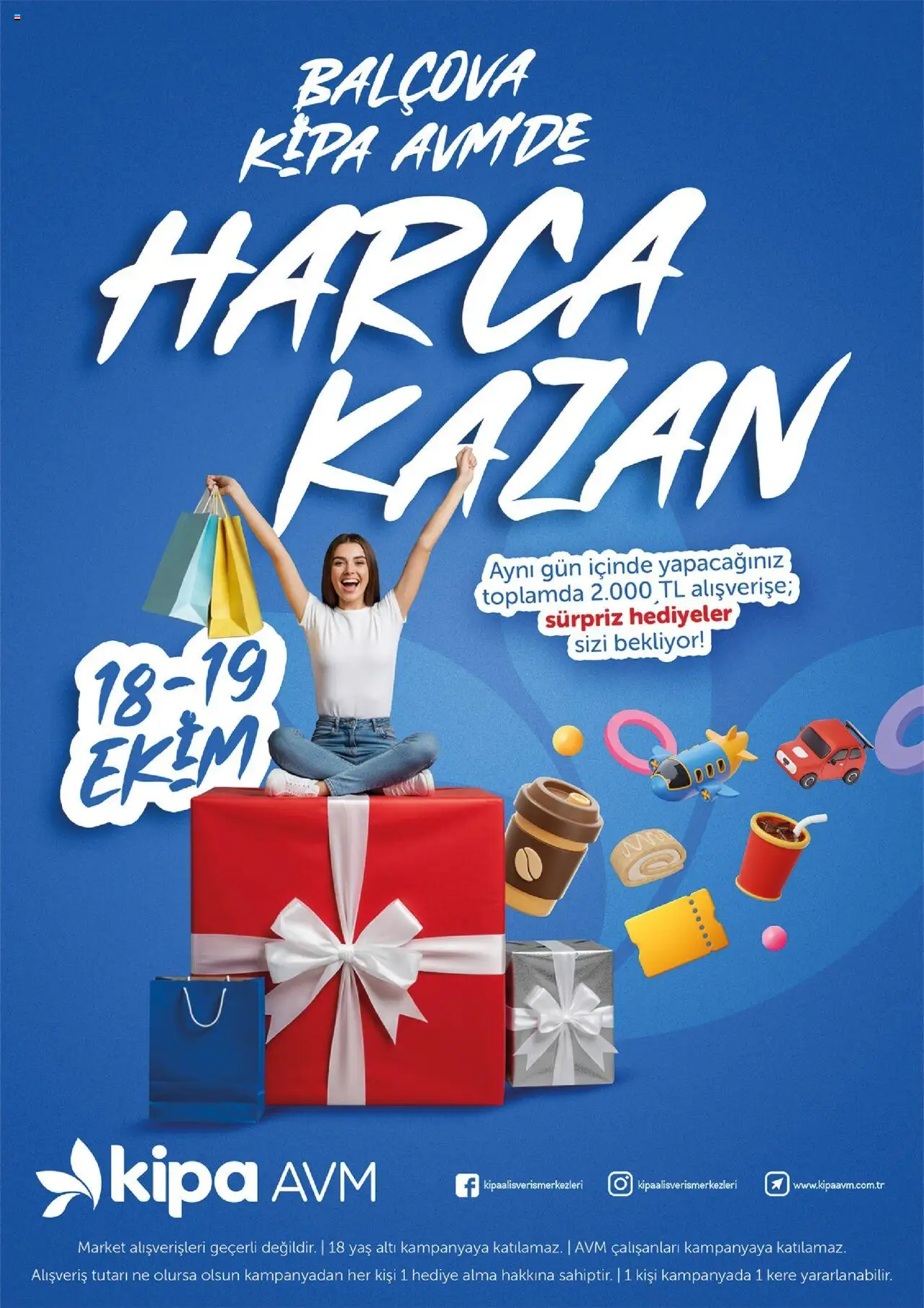 Kipa AVM - Balçova Kipa AVM'de Harca Kazan Günleri! - 18.10.2025 tarihinden itibaren geçerlidir | Sayfa: 1