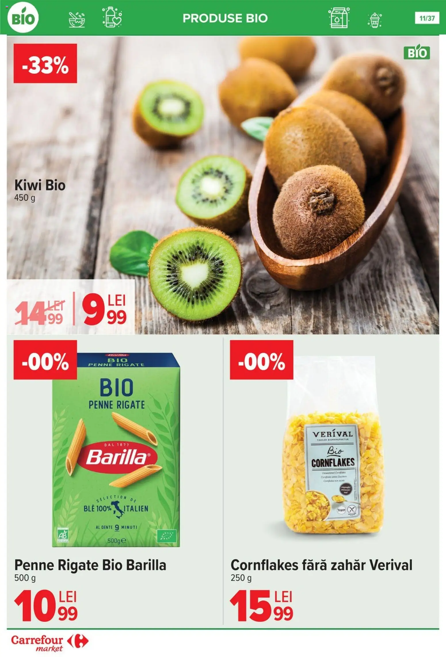 Noul catalog Carrefour – valabil de la 29.10.2025 | Pagină: 14 | Produse: Şerit ödül, Kiwi, Zahăr