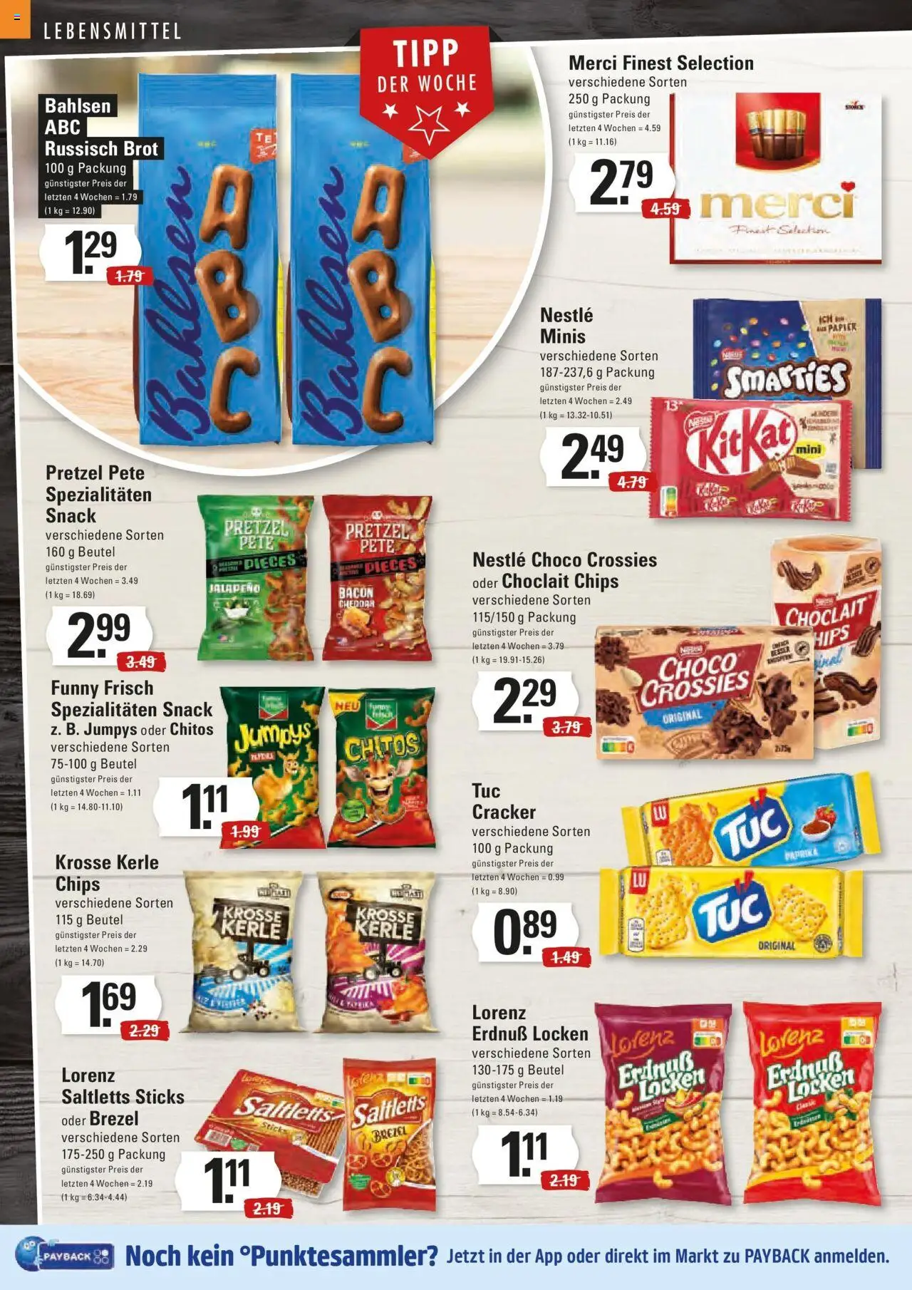 Edeka prospekt Stade	 - gültig ab dem 06.07.2025 | Seite: 12 | Produkte: Merci, Paprika, Brot, Chips