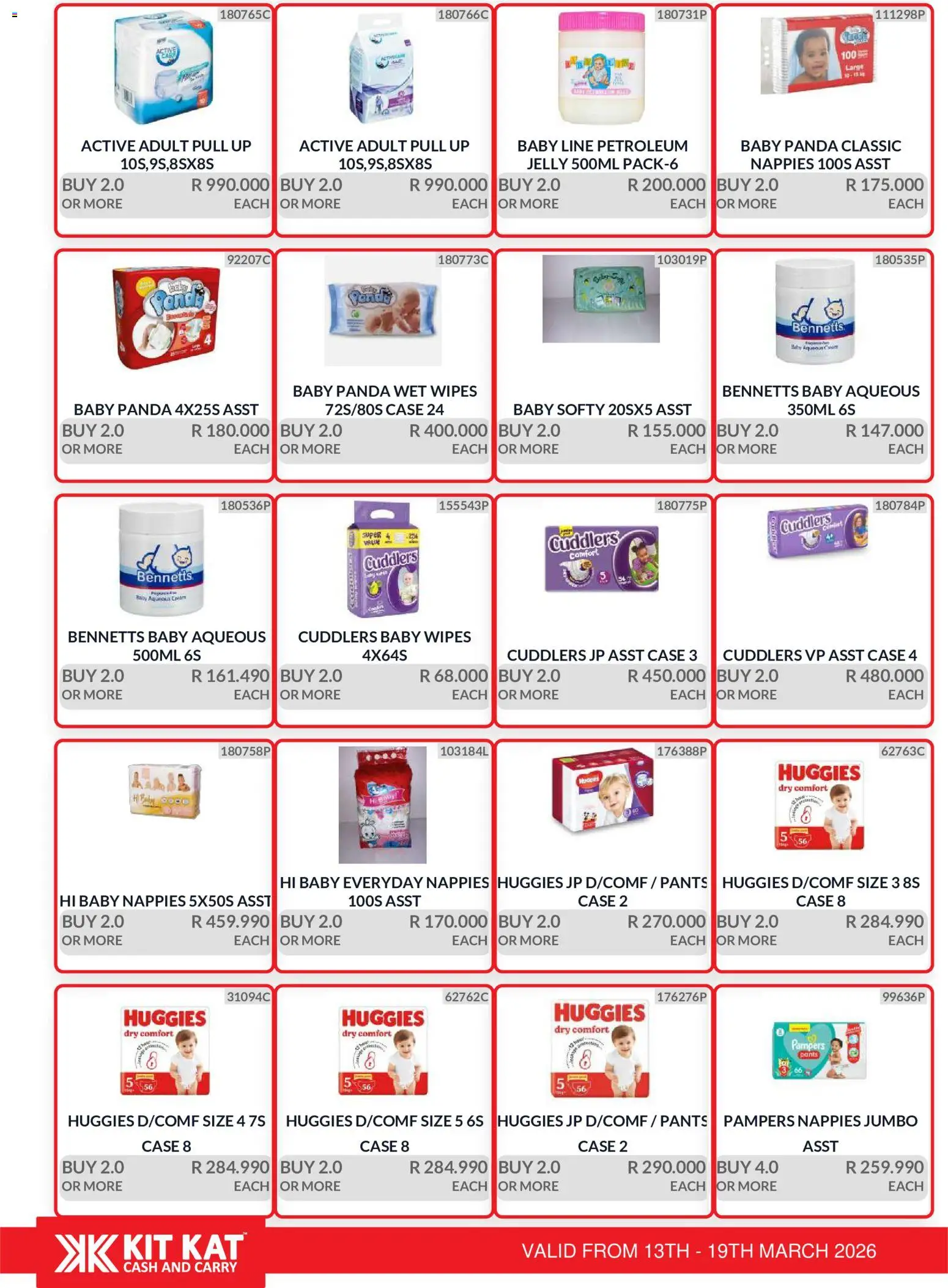 New KIT KAT Cash & Carry catalogue – valid from 13.03.2026 | Page: 24 | Products: Pants, Case, Nappies
