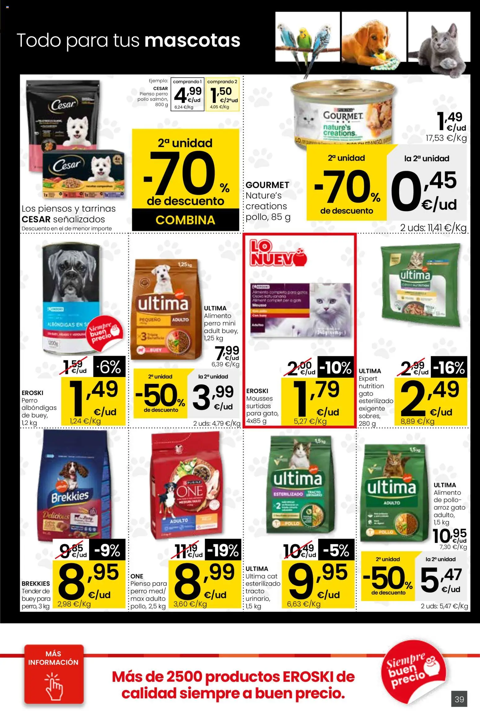 Eroski - Quieres ahorrar conmigo Center │ válido desde el 26.03.2026 | Página: 39 | Productos: Mousse, Arroz