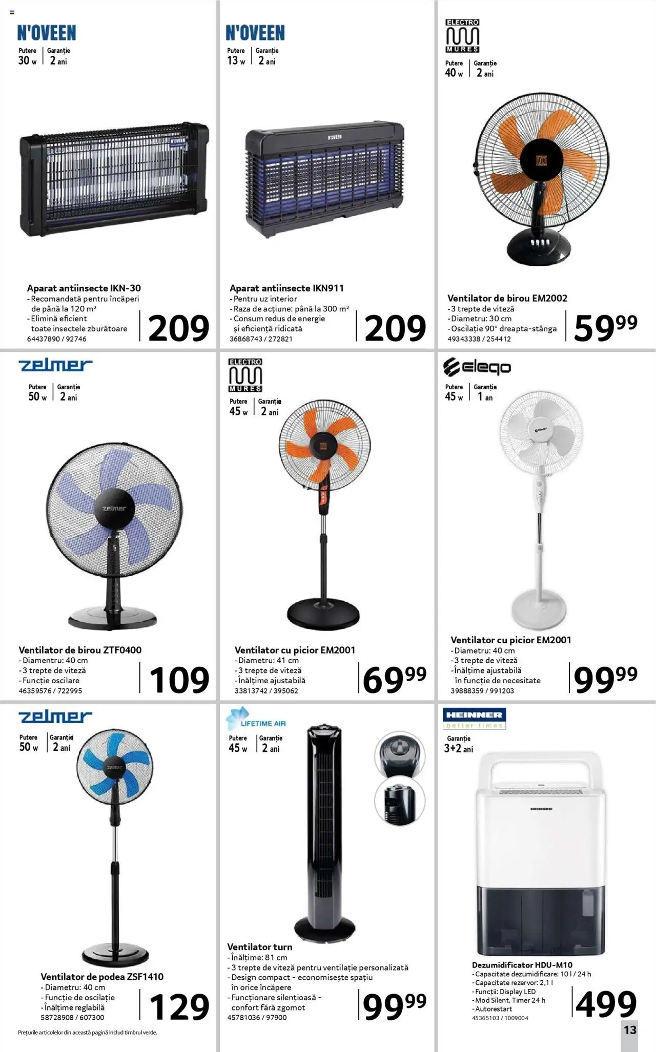 Catalog Selgros - Nonfood – valabil de la 08.08.2025 | Pagină: 13 | Produse: Çikolatalı gofret, Ventilator, Babak