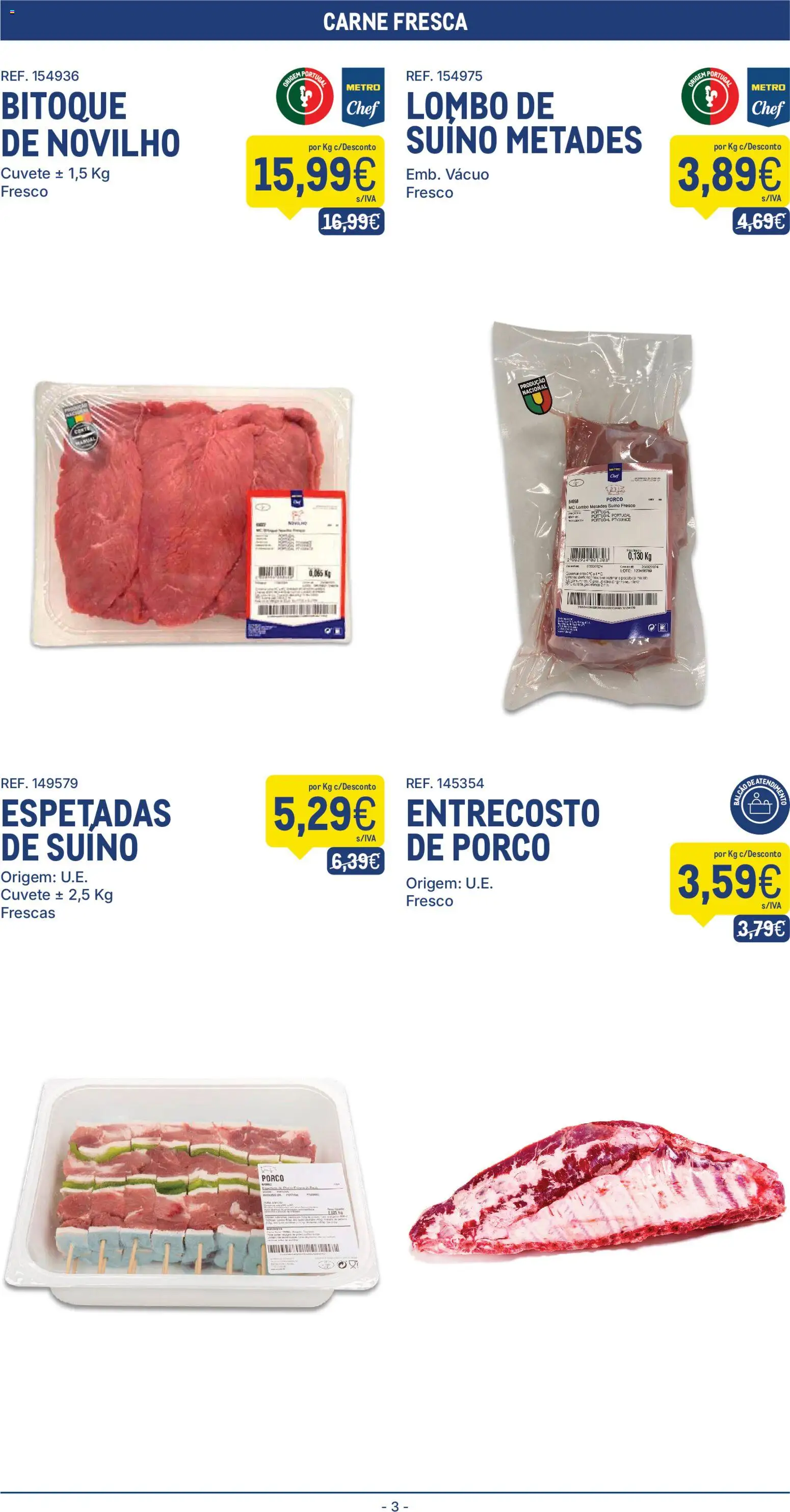 Makro folheto │ válido de 21.04.2026 | Página: 3 | Produtos: Lombo, Carne