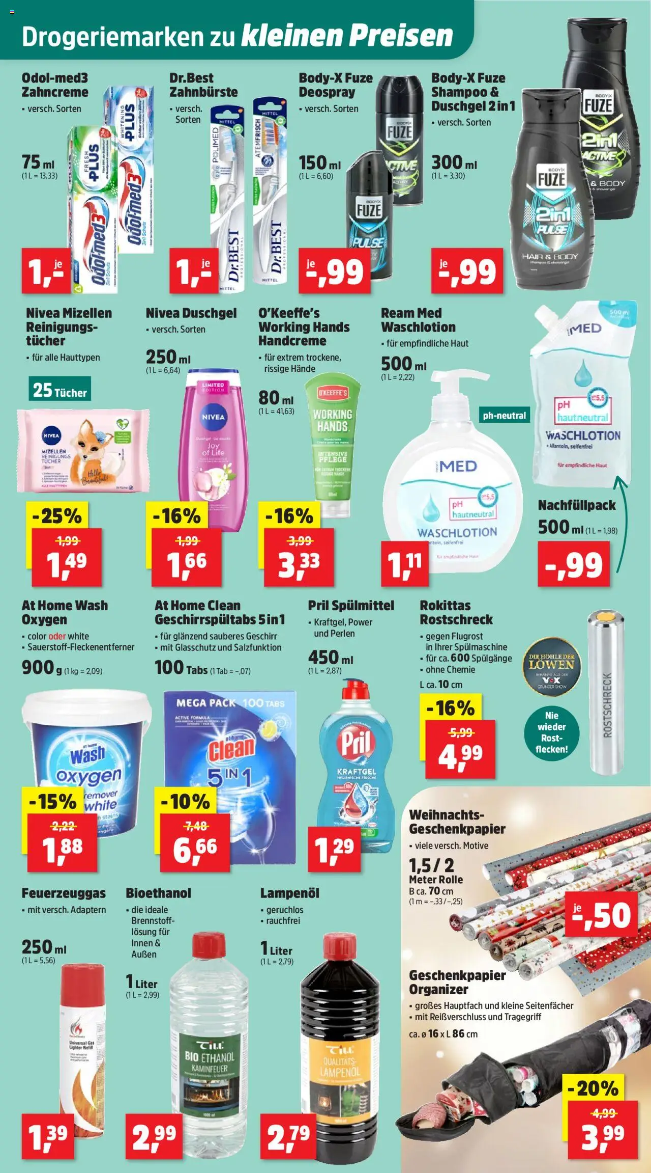 Thomas Philipps Prospekt – gültig ab 13.10.2025 | Seite: 9 | Produkte: Handcreme, Duschgel, Deospray, Pril