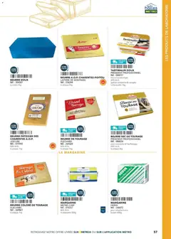 METRO - Prévisualisation de METRO - Boulanger Pâtissiers valide à partir de 08.02.2026 | Page: 57 | Produits: Mètre, Beurre, Pain, Livre