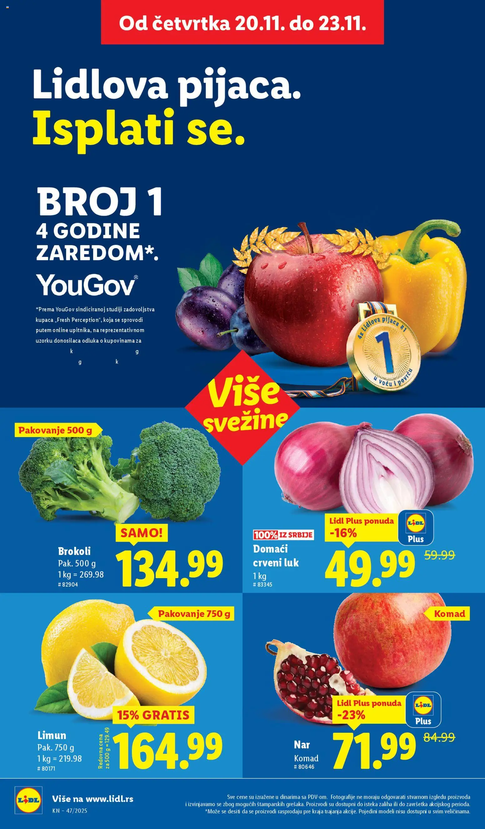 Lidl katalog - važi od 20.11.2025 | Strana: 6 | Proizvode: Pakovanje, Limun