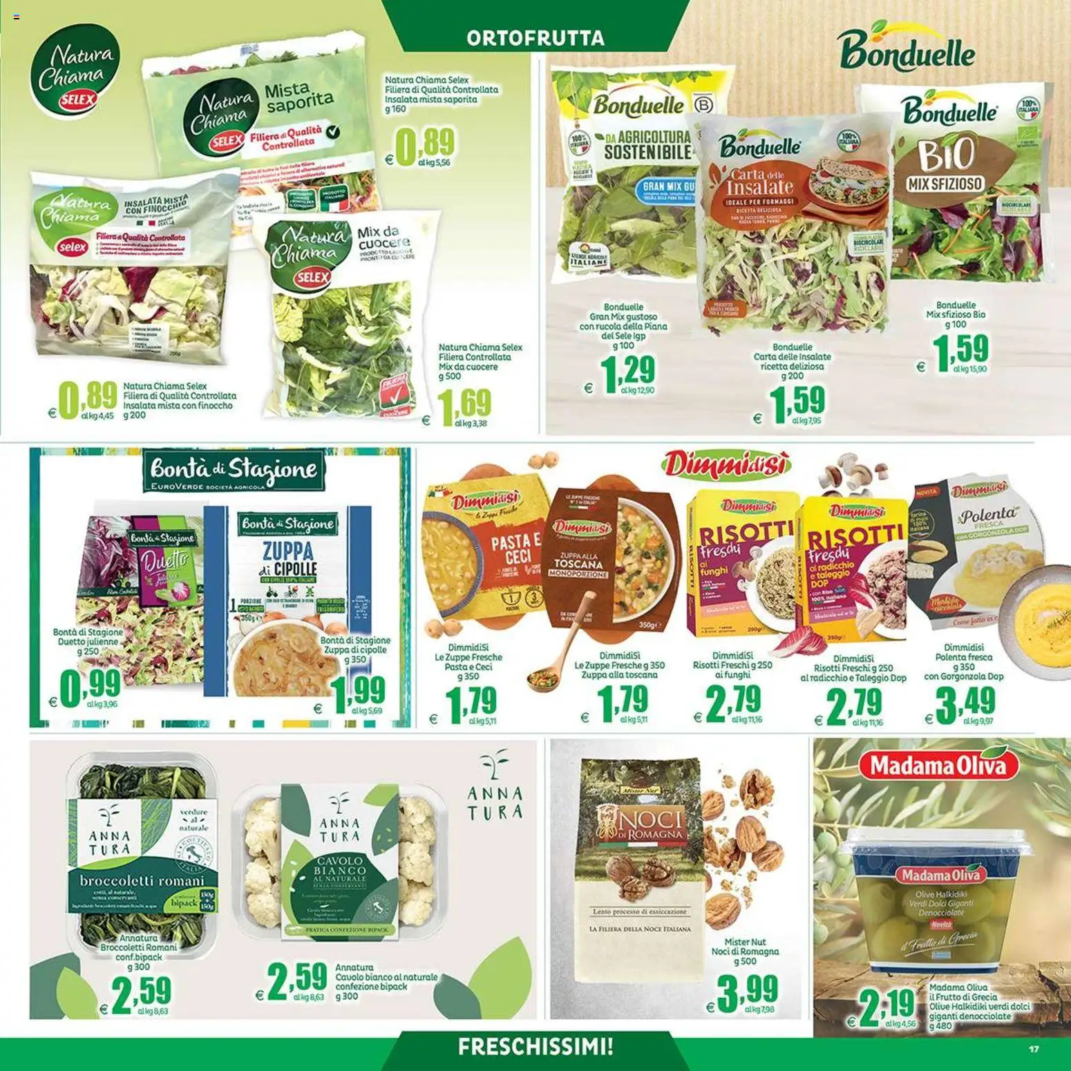 Volantino Elite Supermercati del 28.11.2025 | Pagina: 17 | Prodotti: Riso, Rucola, Insalata, Gorgonzola
