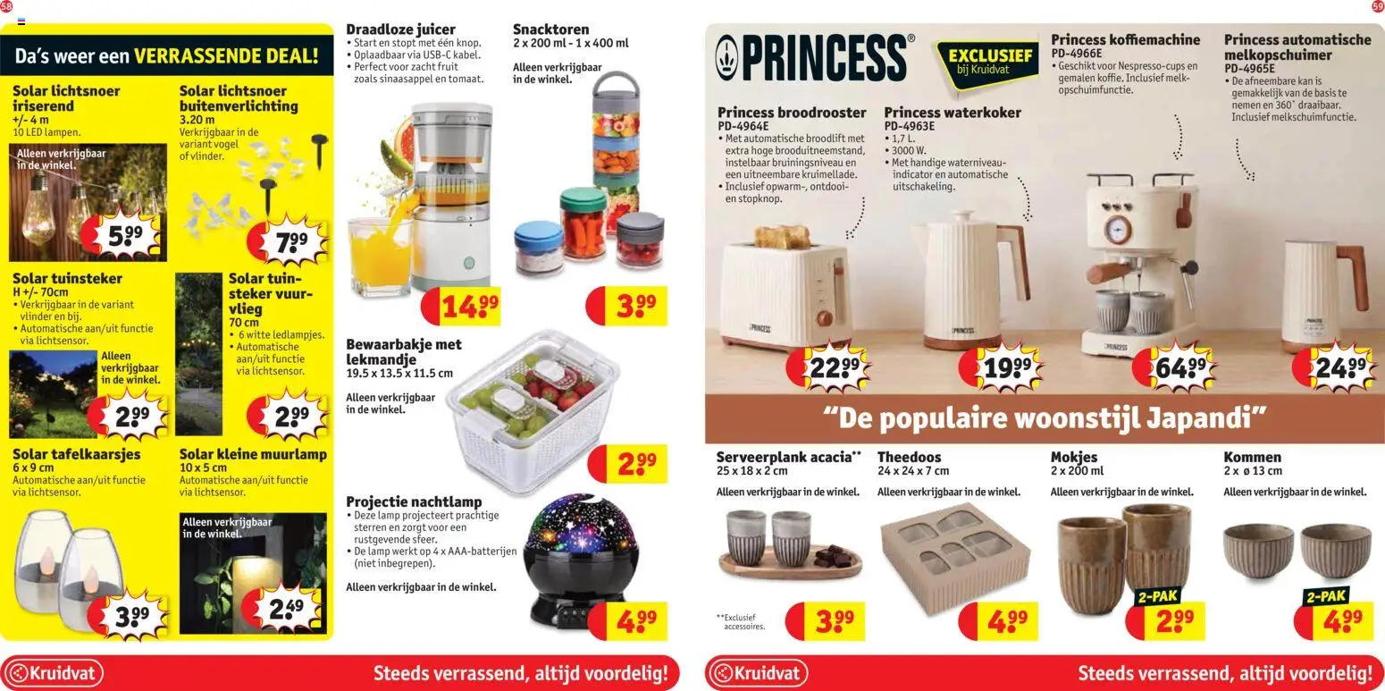 {H1} | Pagina: 34 | Producten: Fruit, Koffiemachine, Kan, Melkopschuimer