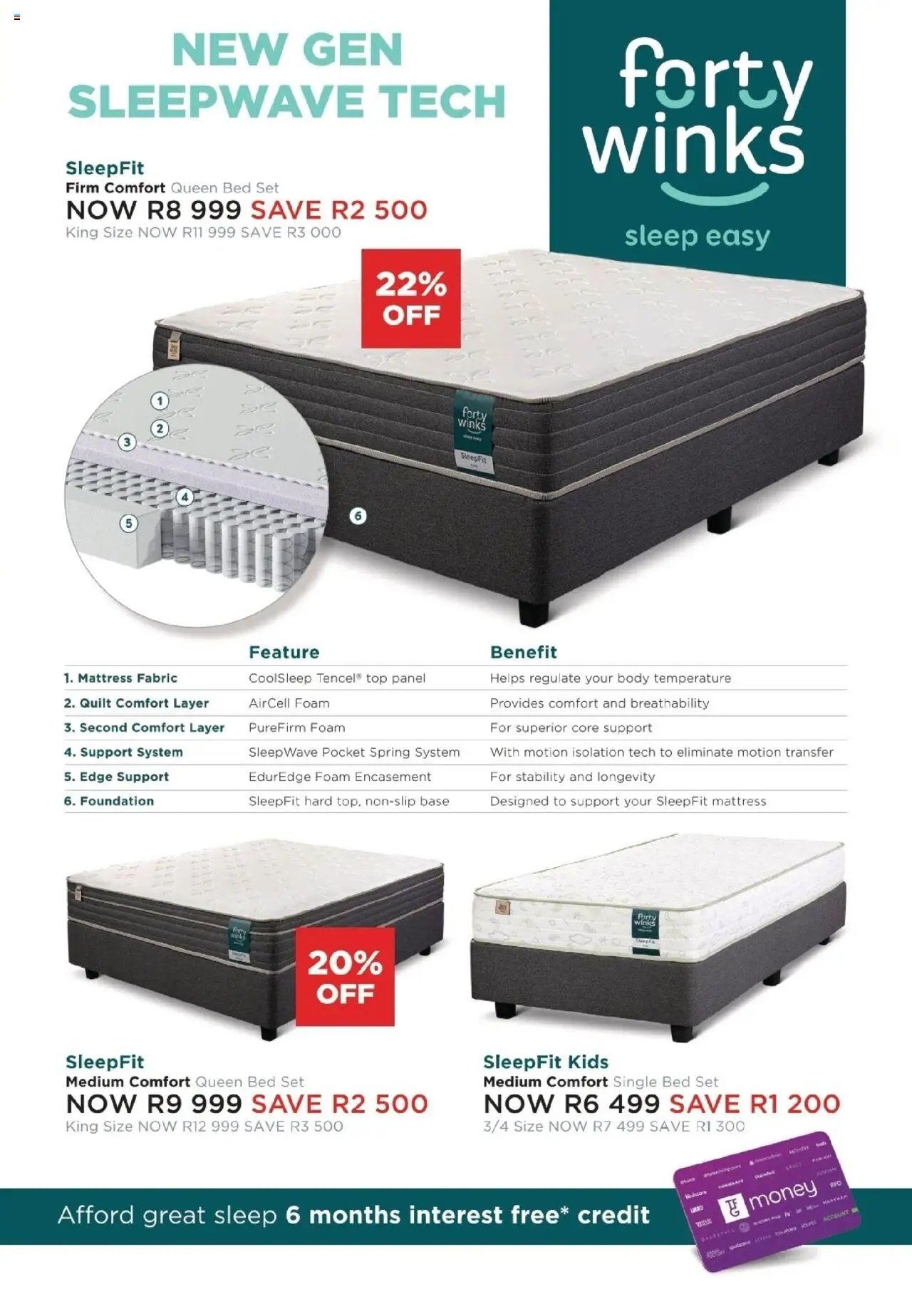 Dial-a-Bed - Forty Winks Up To 30% Off Catalogue │ valid from 25.08.2025 | Page: 11 | Products: Bed, Mattress, Foundation, Foam
