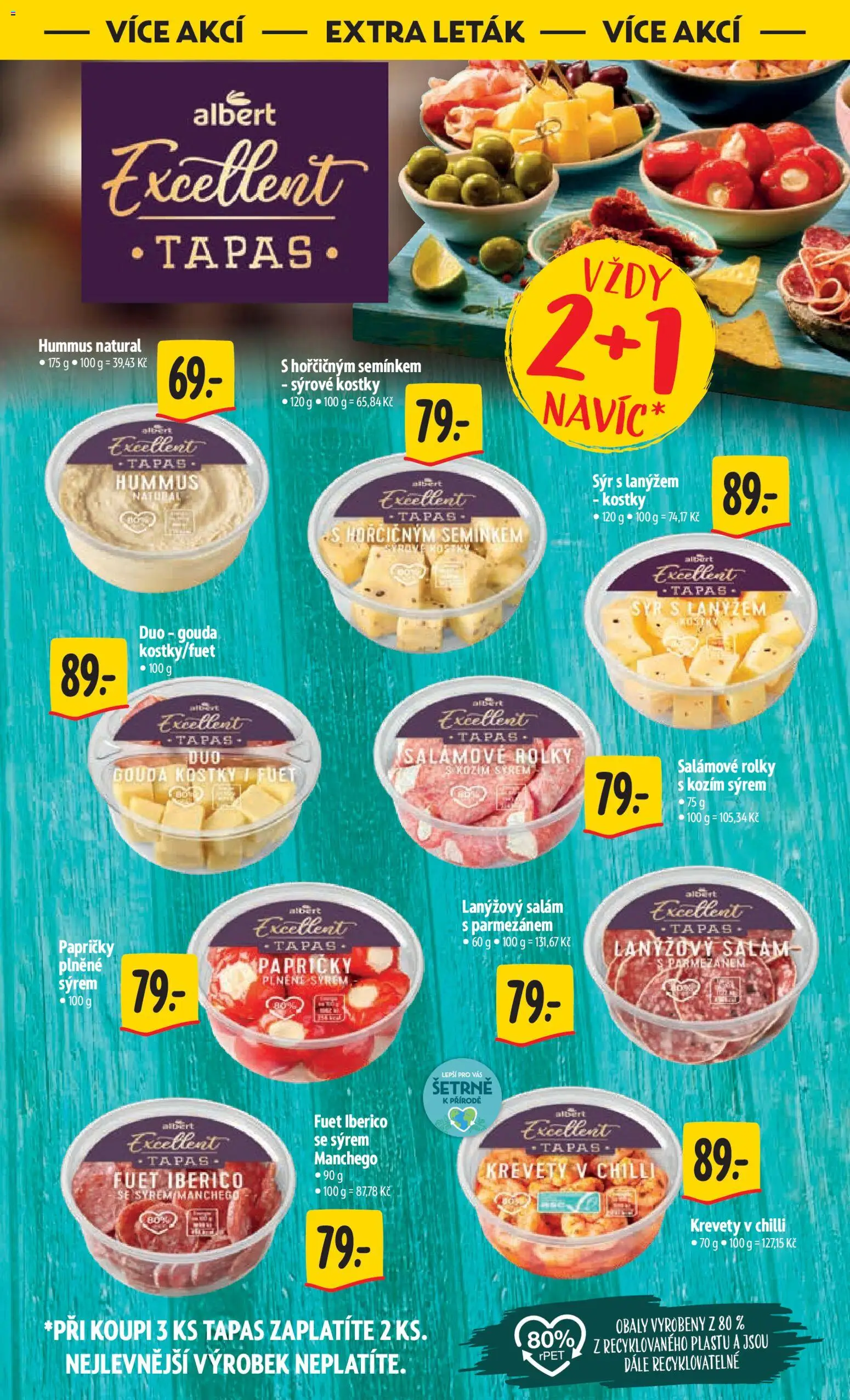 Albert leták - Hypermarket od 18.02.2026 | Strana: 41 | Produkty: Hummus, Gouda, Sýr, Krevety