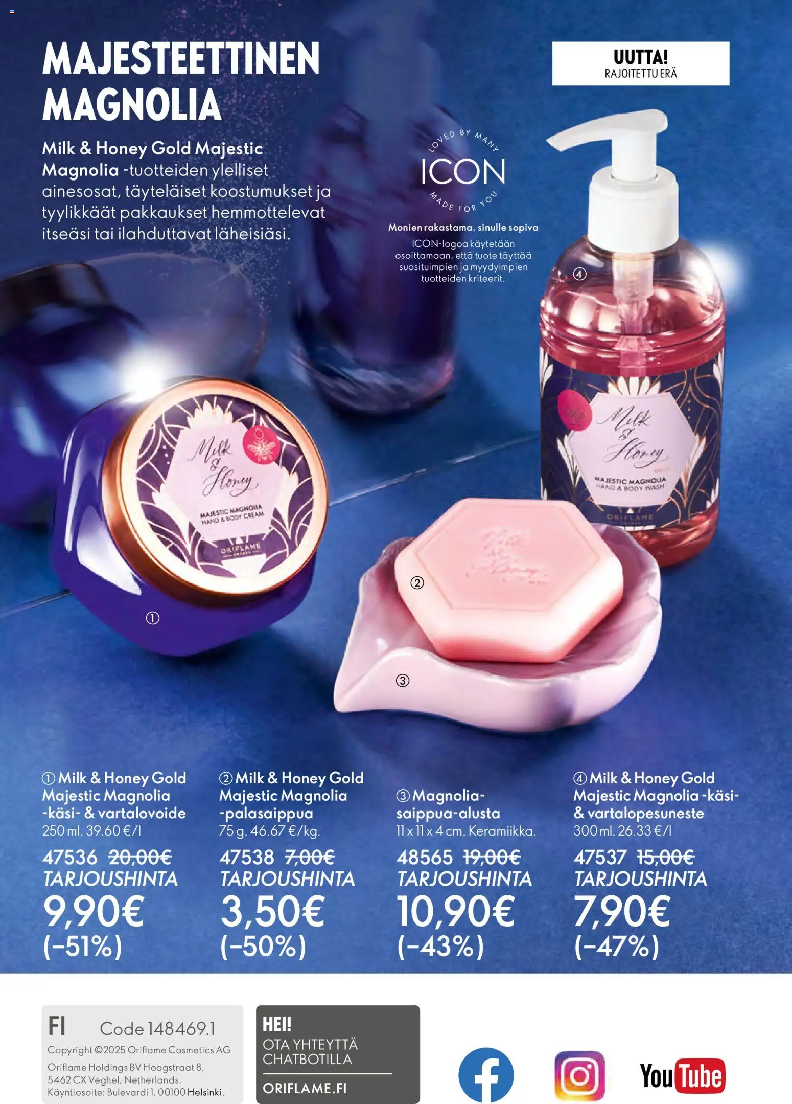 Oriflame - Esite 15 – voimassa 29.10.2025 alkaen | Sivu: 148 | Tuotteet: Vartalovoide