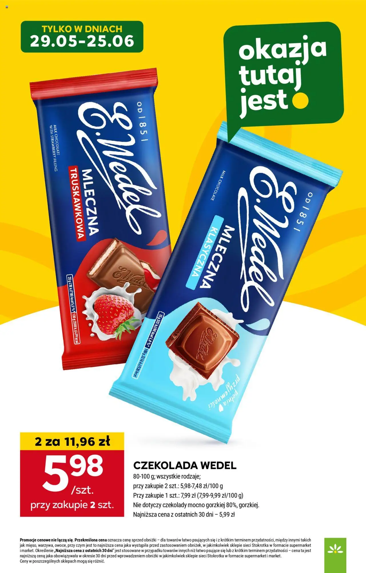 Stokrotka Gazetka od 17.06.2025 | Strona: 18 | Produkty: Czekolady, Stokrotka, Czekolada
