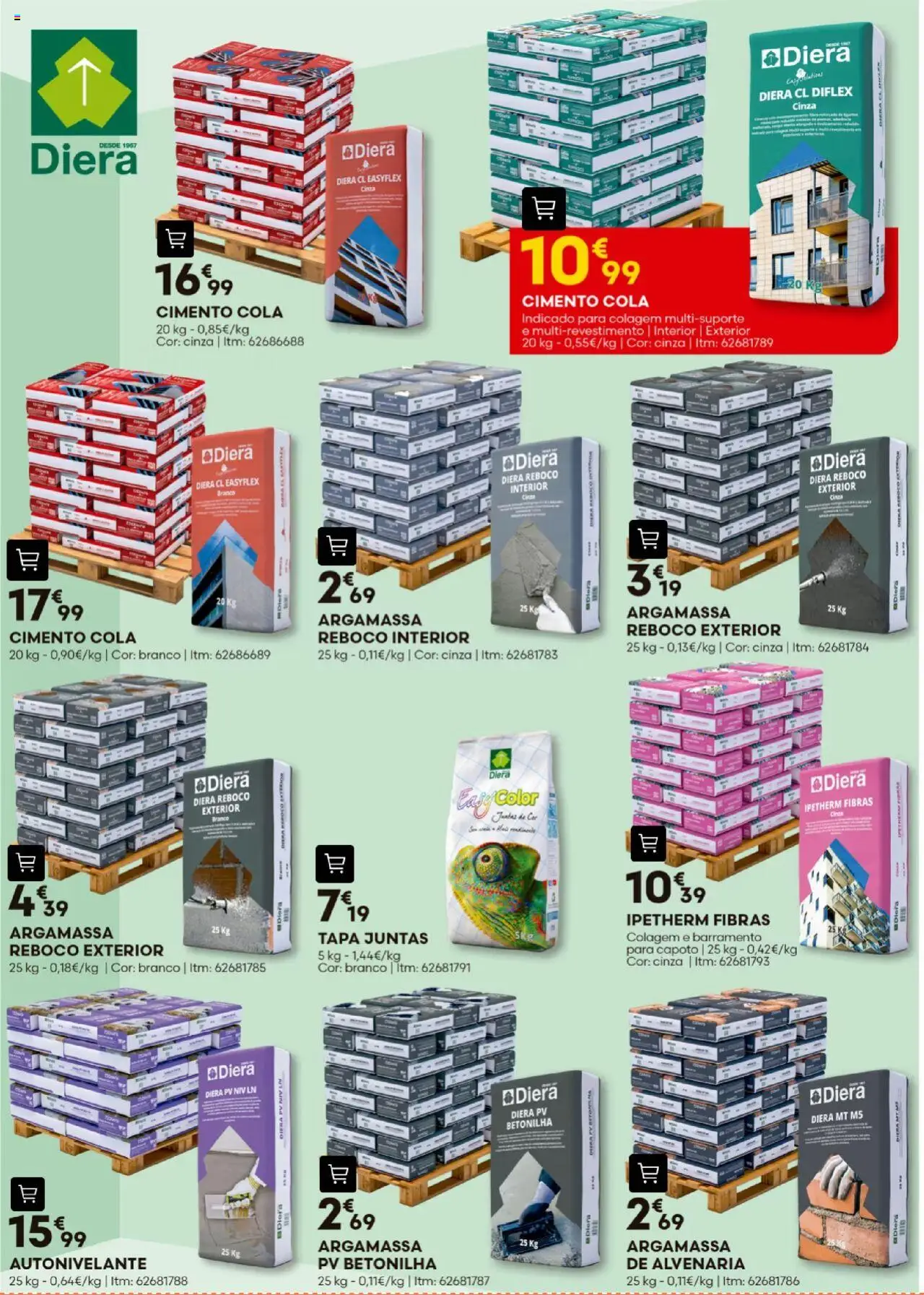 BricoMarché - Catálogo de Construção e Jardim │ válido de 17.07.2025 | Página: 5 | Produtos: Argamassa, Cimento