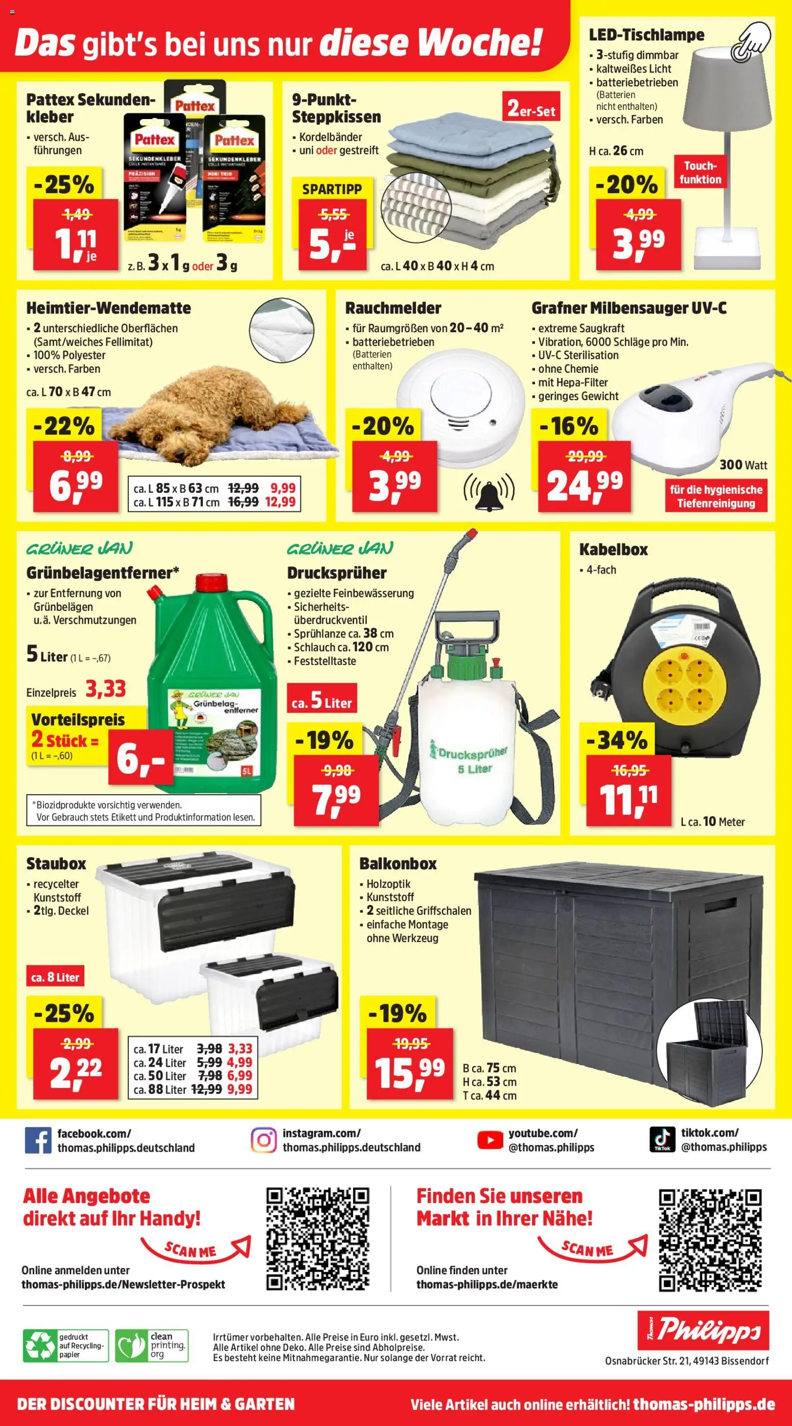 Thomas Philipps Prospekt – gültig ab 16.02.2026 | Seite: 14 | Produkte: Gewicht, Batterien