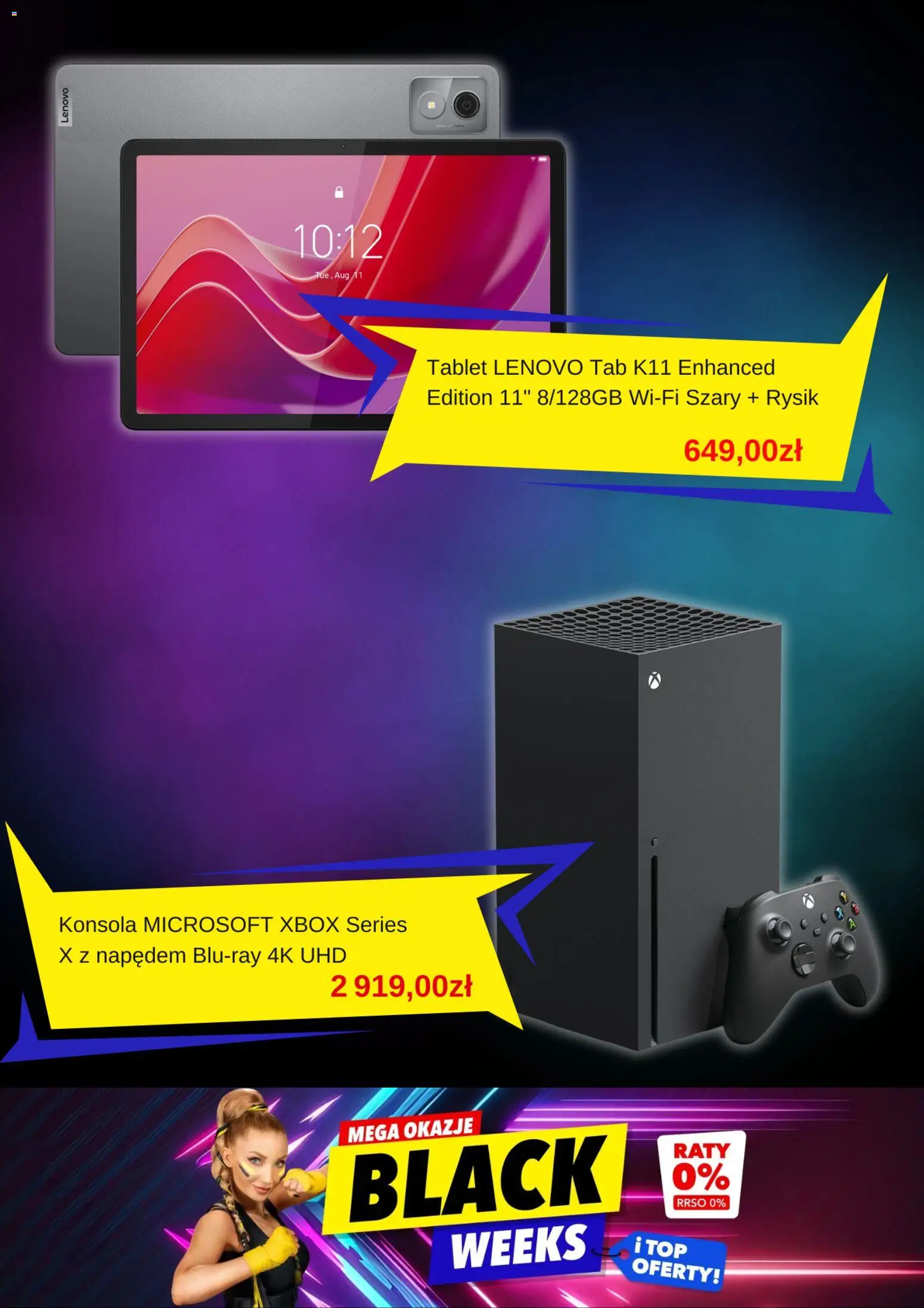 Mediaexpert Black Friday od 31.10.2025 | Strona: 5 | Produkty: Top, Tablet, Xbox, Konsola