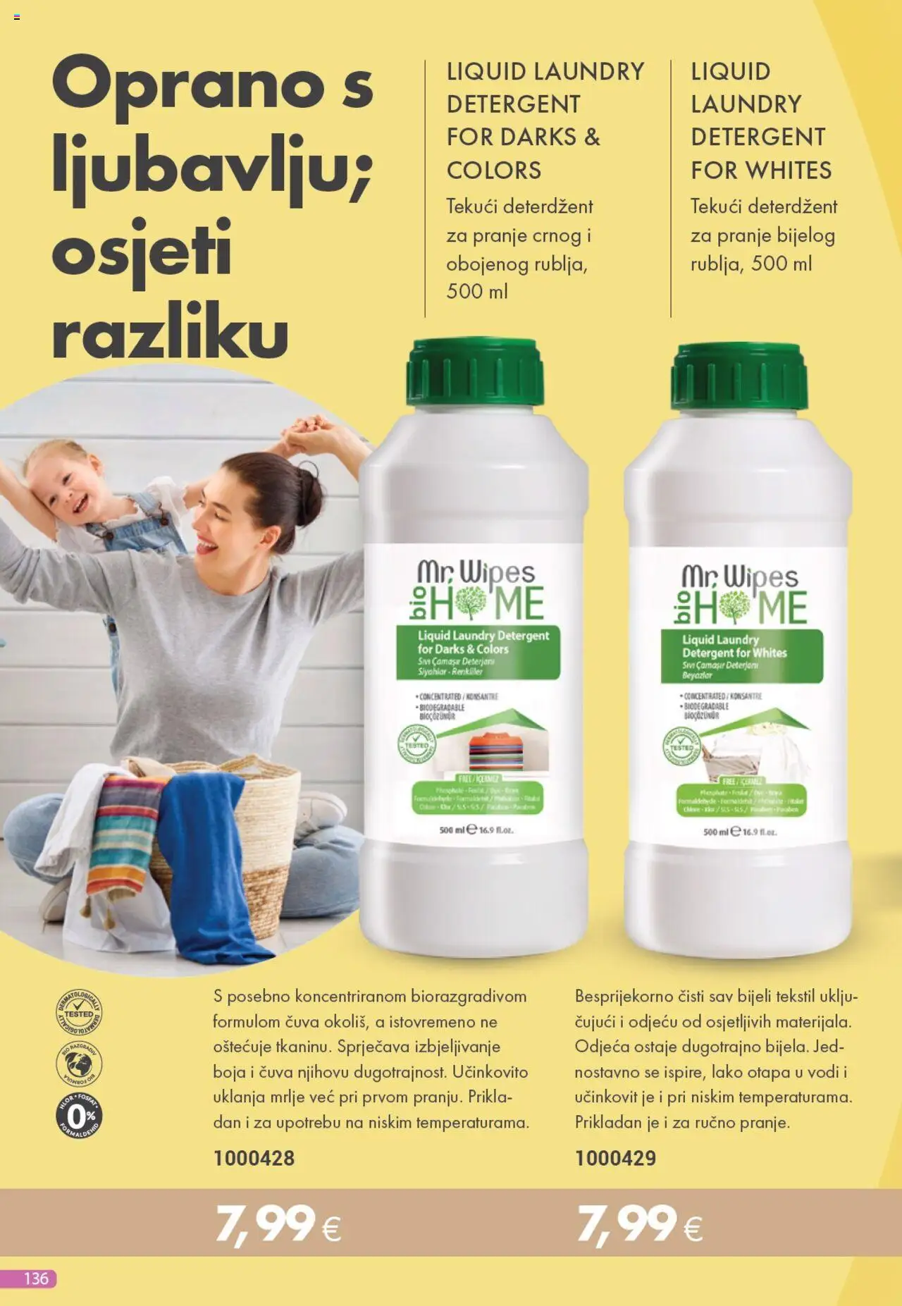 Farmasi katalog | vrijedi od 01.08.2025 | Stranica: 136 | Proizvodi: Deterdžent, Odjeća, Tekući deterdžent