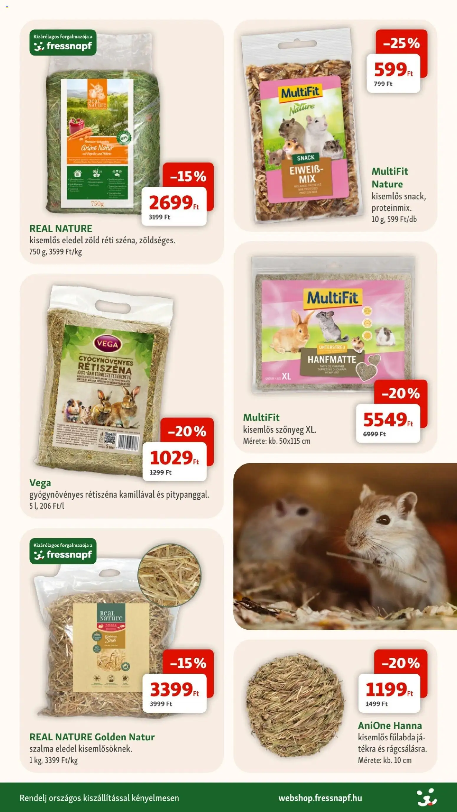 Fressnapf akciós ujság - amely érvényes a következő dátumtól: 08.01.2026 | Oldal: 15 | Termékek: Szőnyeg