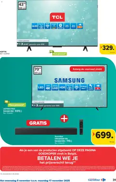 Carrefour - Hypermarkten Promoties  - Voorbeeld van een folder van Carrefour, geldig van 05.11.2025 | Pagina: 31 | Producten: Bluetooth