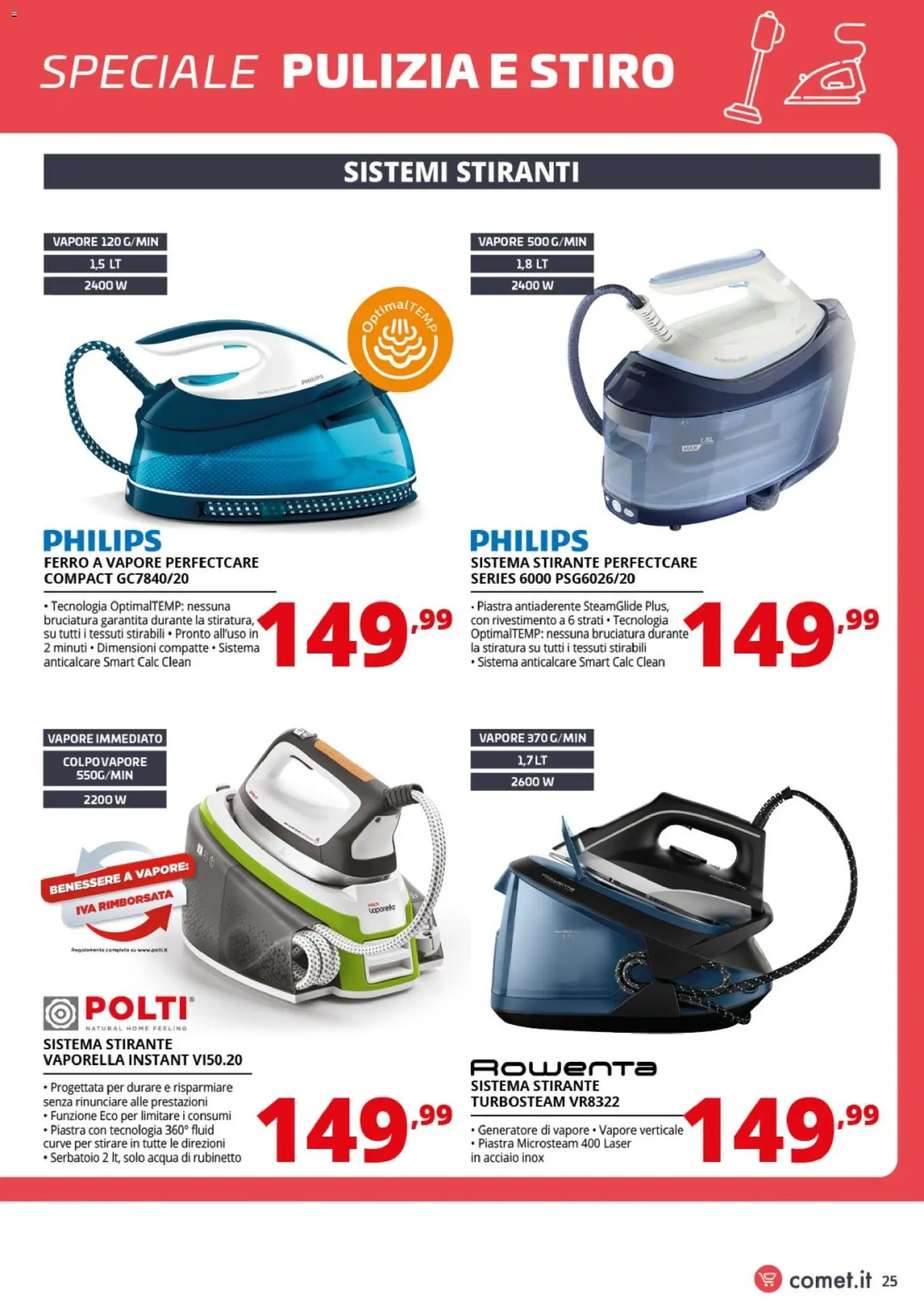 Volantino Comet del 13.04.2026 | Pagina: 25 | Prodotti: Anticalcare, Acqua, Generatore