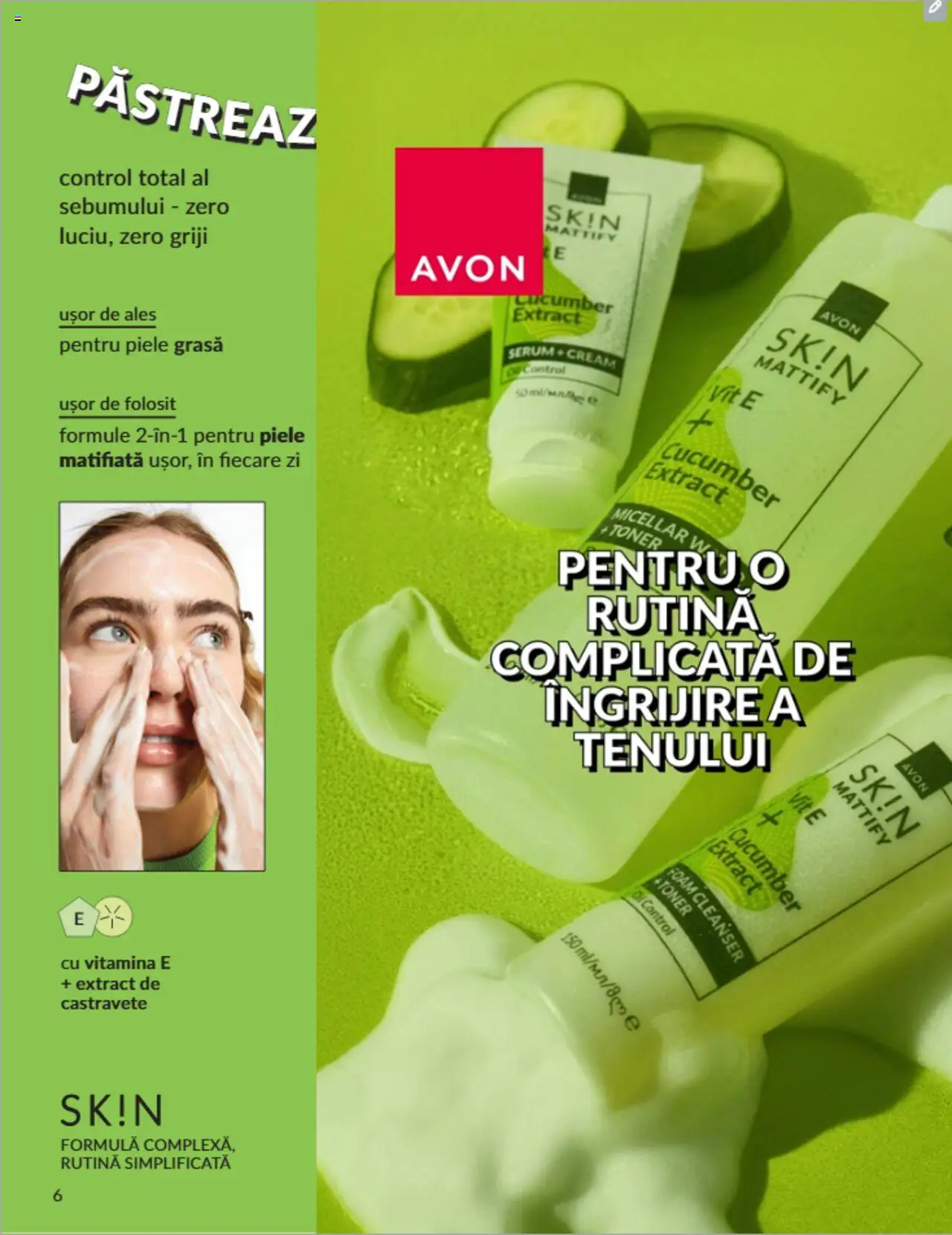 Catalog Avon - Mini Broșură – valabil de la 01.08.2025 | Pagină: 8 | Produse: Serum, Toner, Cremă, Apă micelară