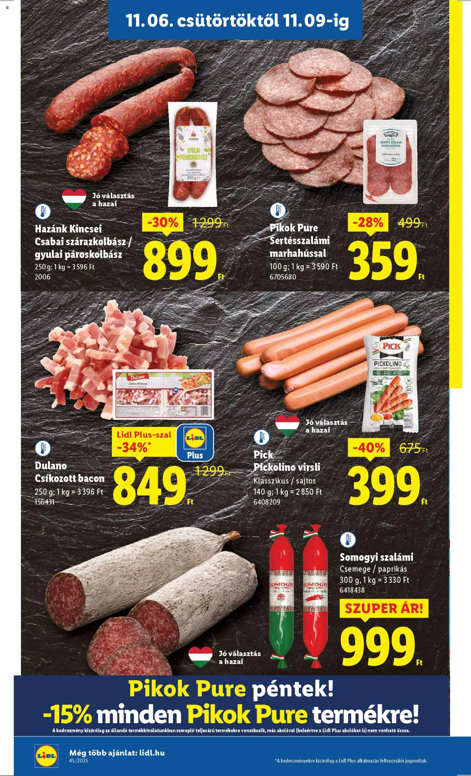 Lidl akciós ujság - amely érvényes a következő dátumtól: 06.11.2025 | Oldal: 8