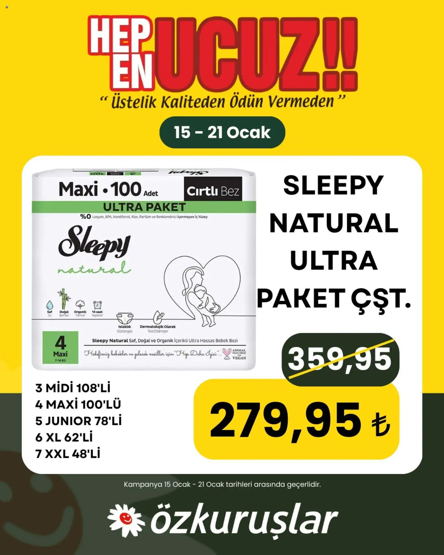 Özkuruşlar Katalog - 15.01.2026 tarihinden itibaren geçerlidir | Sayfa: 5 | Ürünler: Parfüm, Saat, Ocak