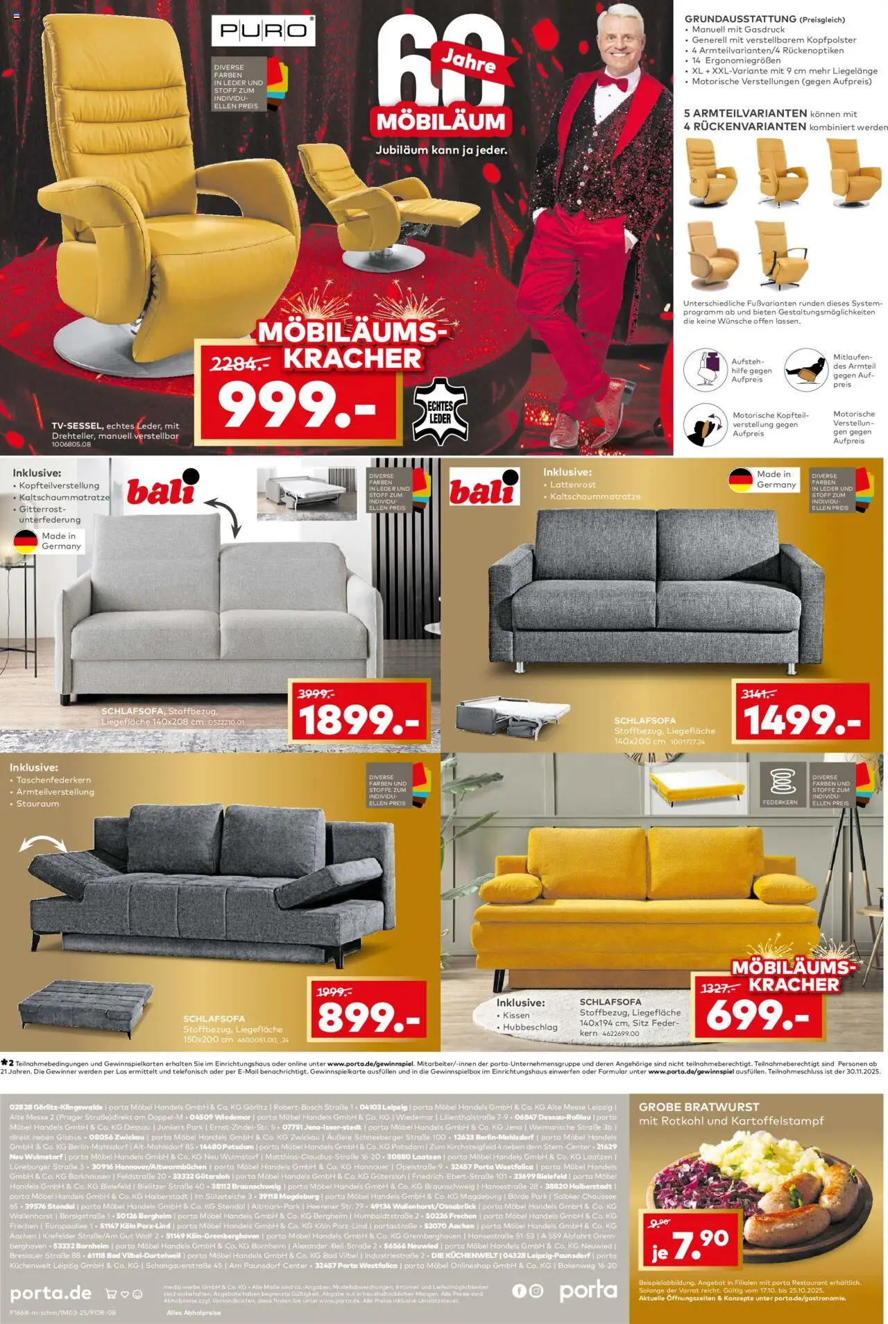 Porta! Prospekt  Potsdam – gültig ab 19.10.2025 | Seite: 6 | Produkte: Kissen, Lattenrost, Rotkohl, Kopfpolster