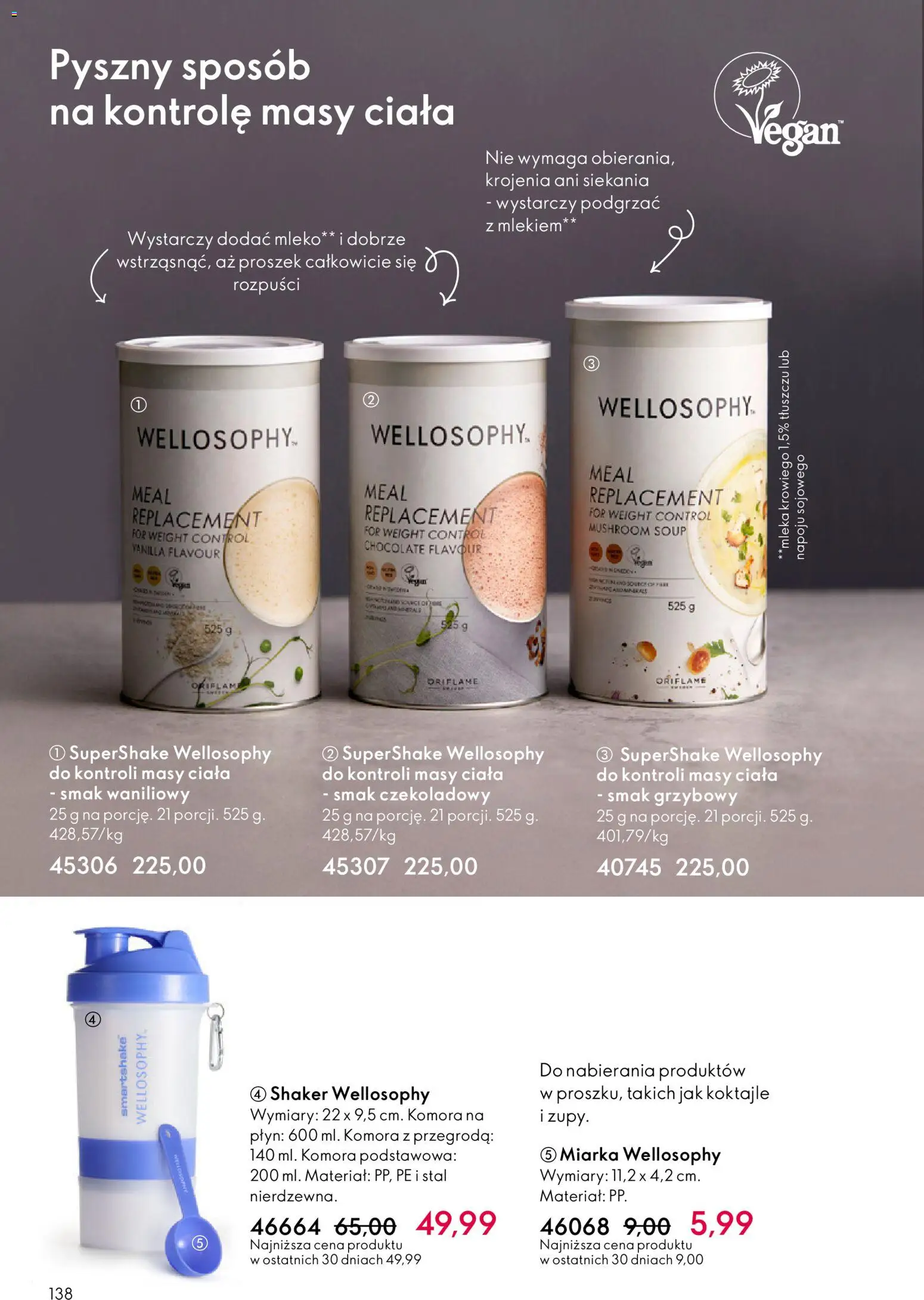 Oriflame Katalog 3 2026 od 11.02.2026 | Strona: 138 | Produkty: Mleka, Mleko