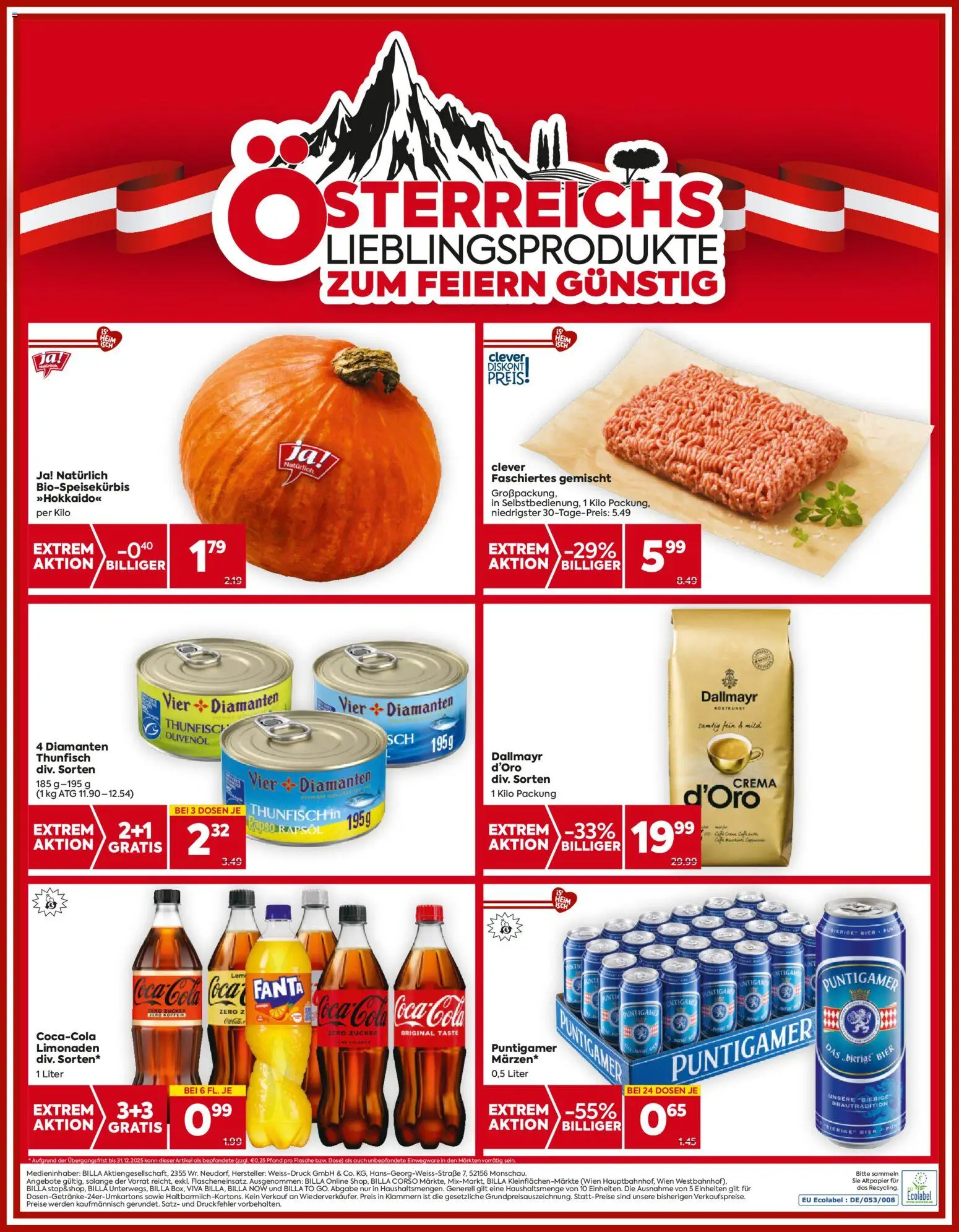 Billa Flugblatt - Salzburg gültig ab 23.10.2025 | Seite: 20 | Produkte: Zucker, Bier, Reis