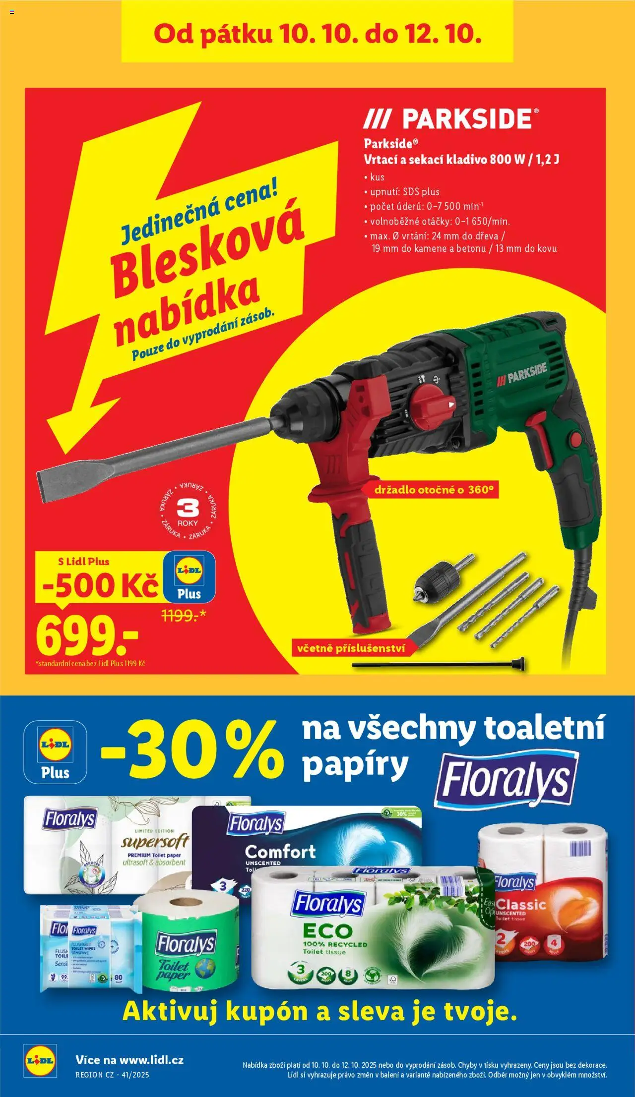 Lidl leták od 09.10.2025 | Strana: 40 | Produkty: Parkside, Kladivo