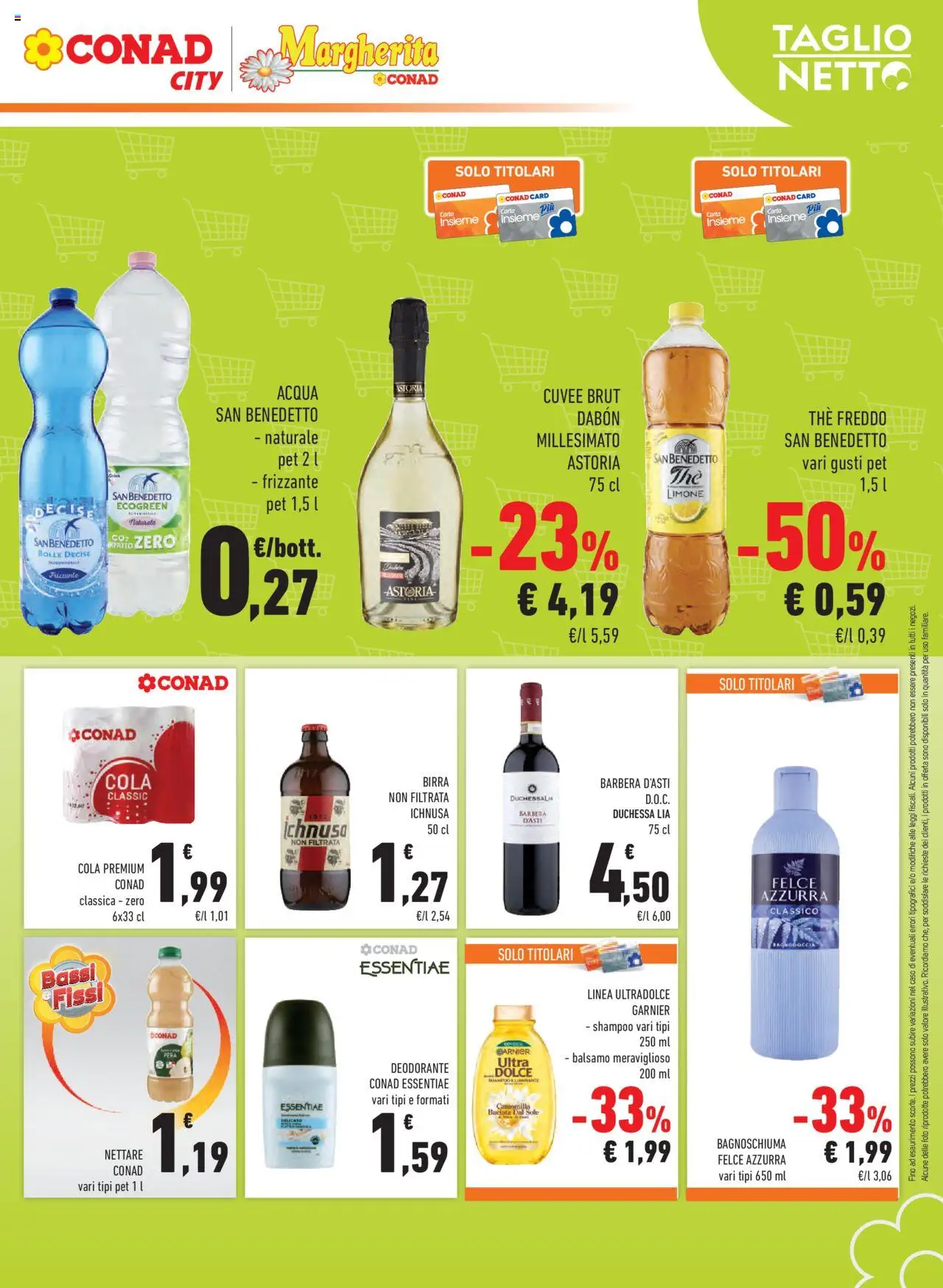 Volantino Conad del 22.10.2025 | Pagina: 17 | Prodotti: Deodorante, Birra, Acqua, Pera