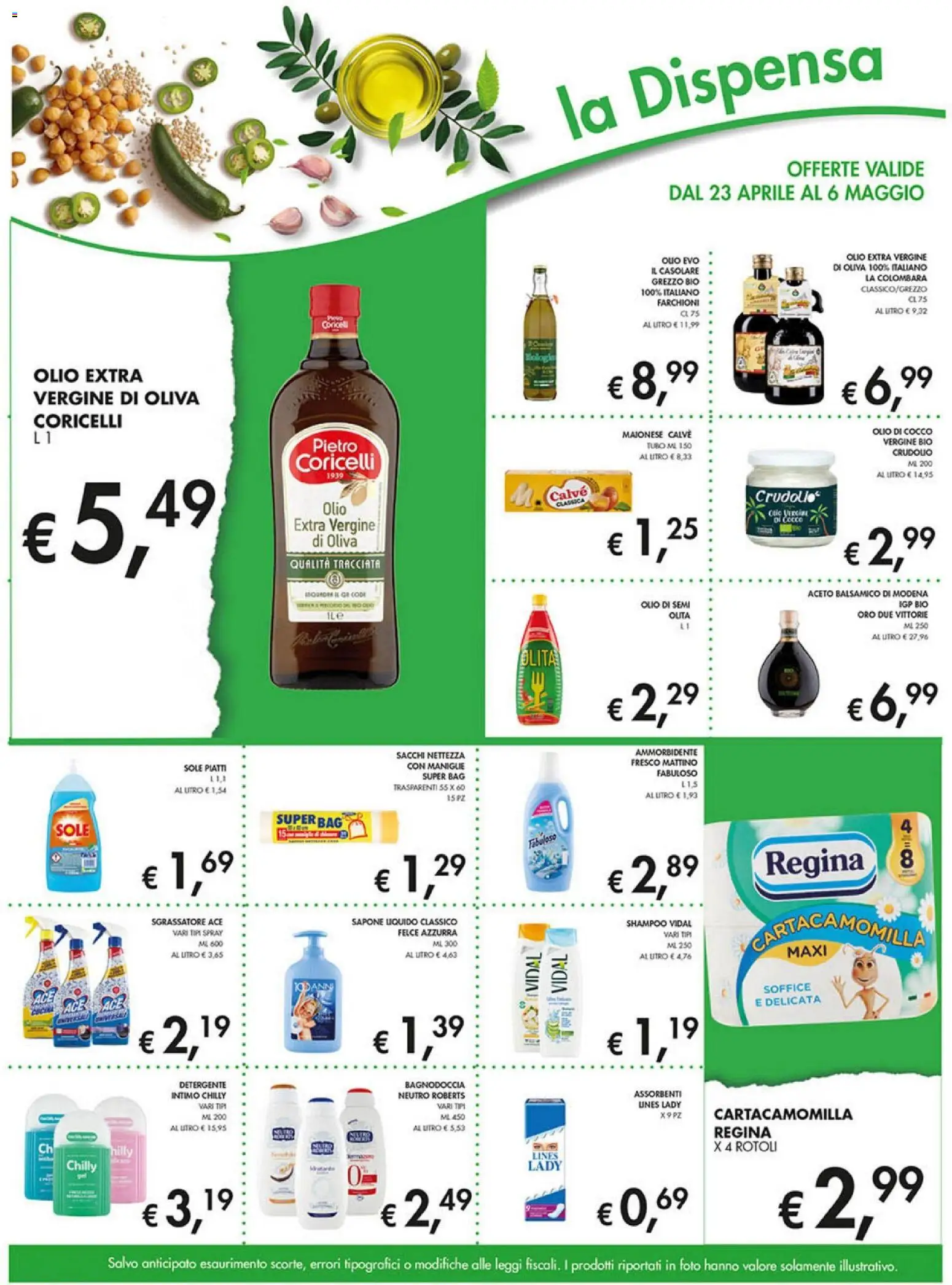 Volantino Coal del 23.04.2026 | Pagina: 13 | Prodotti: Shampoo, Tubo, Cocco, Aceto