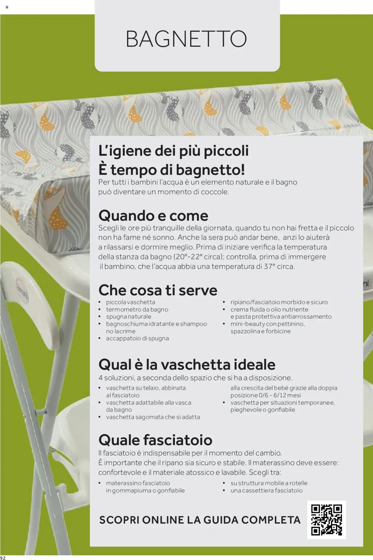 Volantino Prenatal del 01.01.2025 | Pagina: 1 | Prodotti: Shampoo, Crema, Accappatoio, Bagno