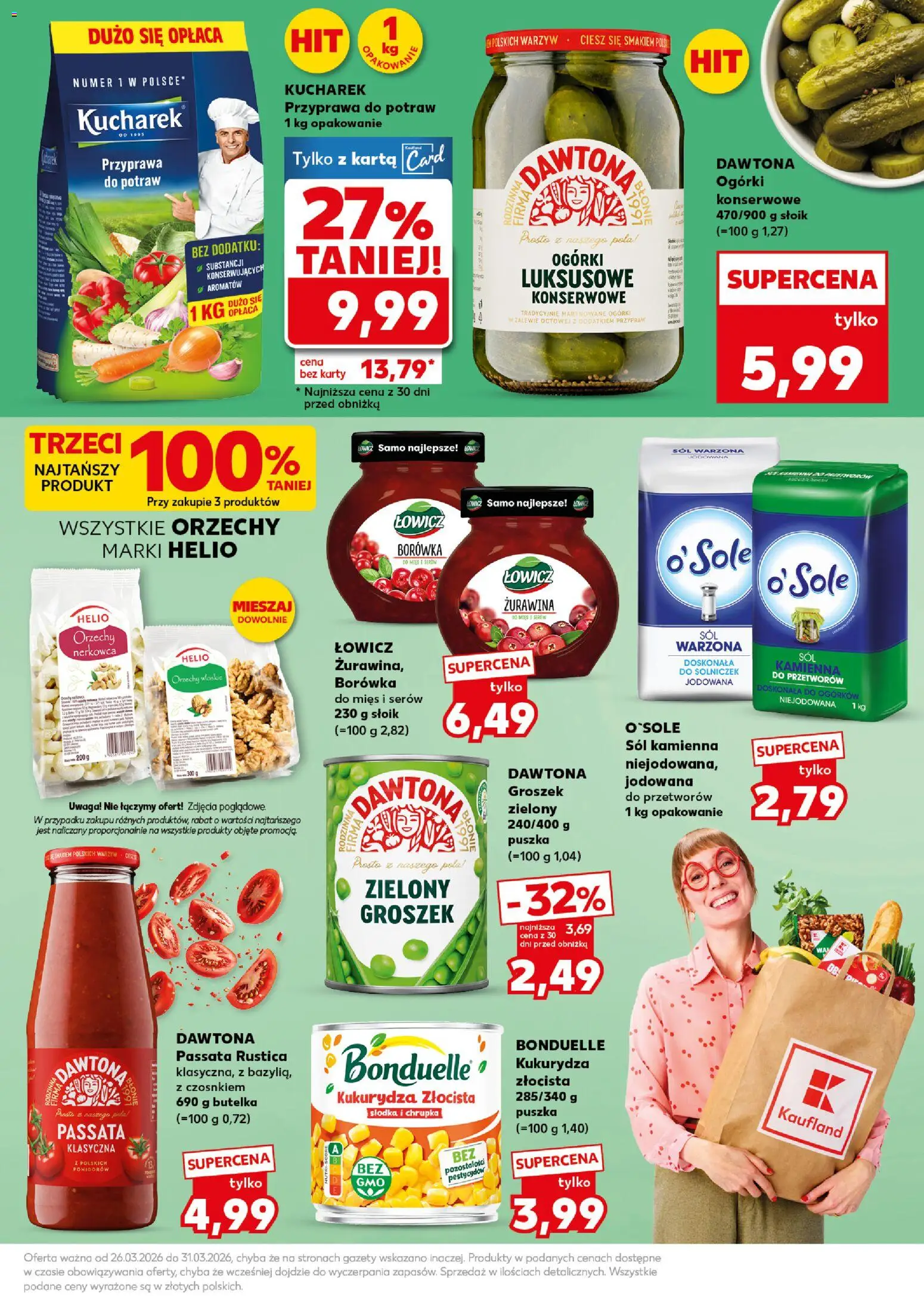 Kaufland Polsko leták - Mocny start od 30.03.2026 | Strana: 15 | Produkty: Passata, Karty