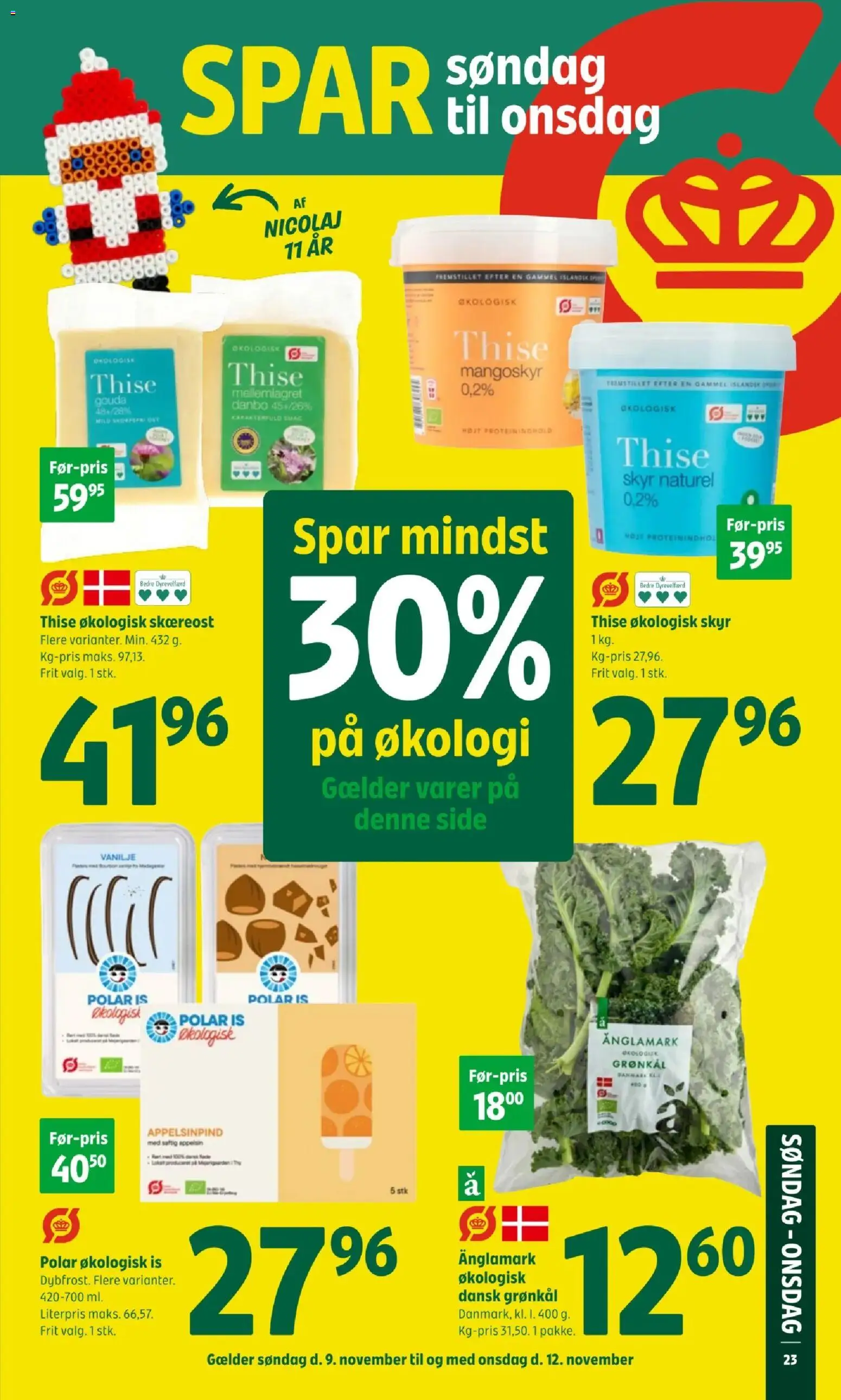 Coop 365 tilbudsavis – gyldig fra 06.11.2025 | Side: 6 | Produkter: Skyr, Is, Vanilje, Grønkål