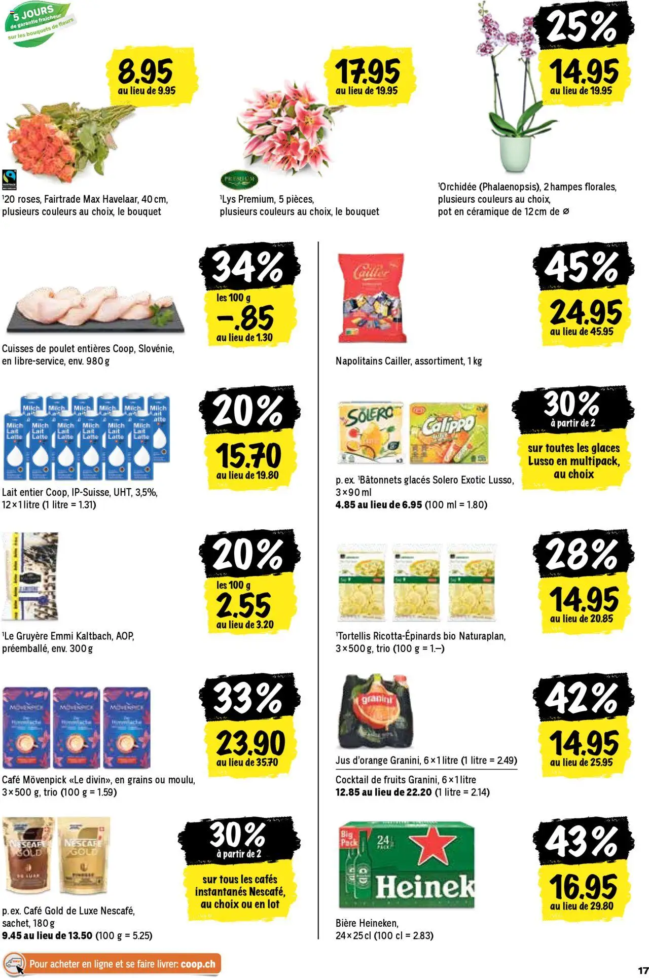 Coop - Les actions de la semaine ab 28.08.2025 | Seite: 17 | Produkte: Milch