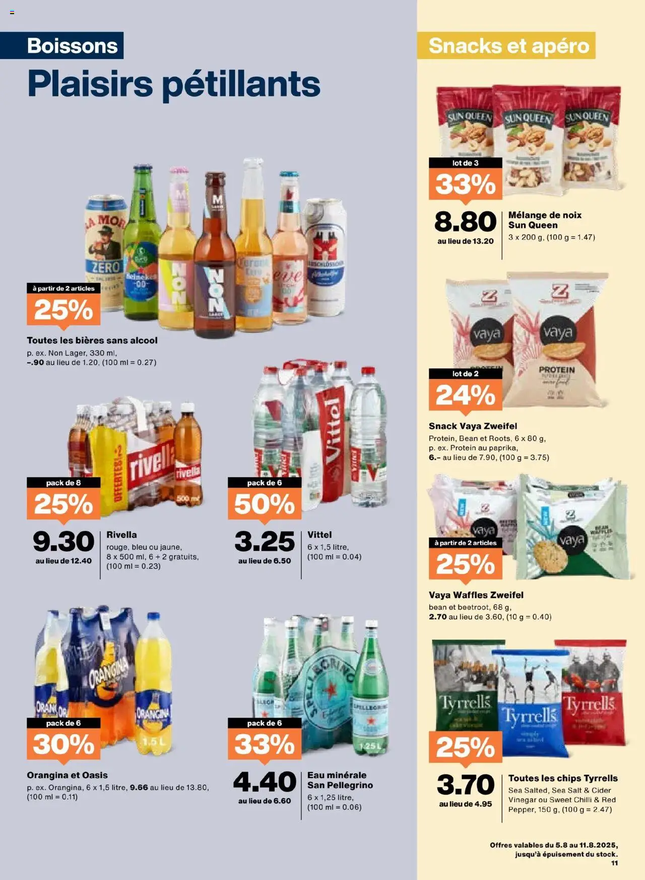 Migros - Magazin FR ab 05.08.2025 | Seite: 11 | Produkte: Chips