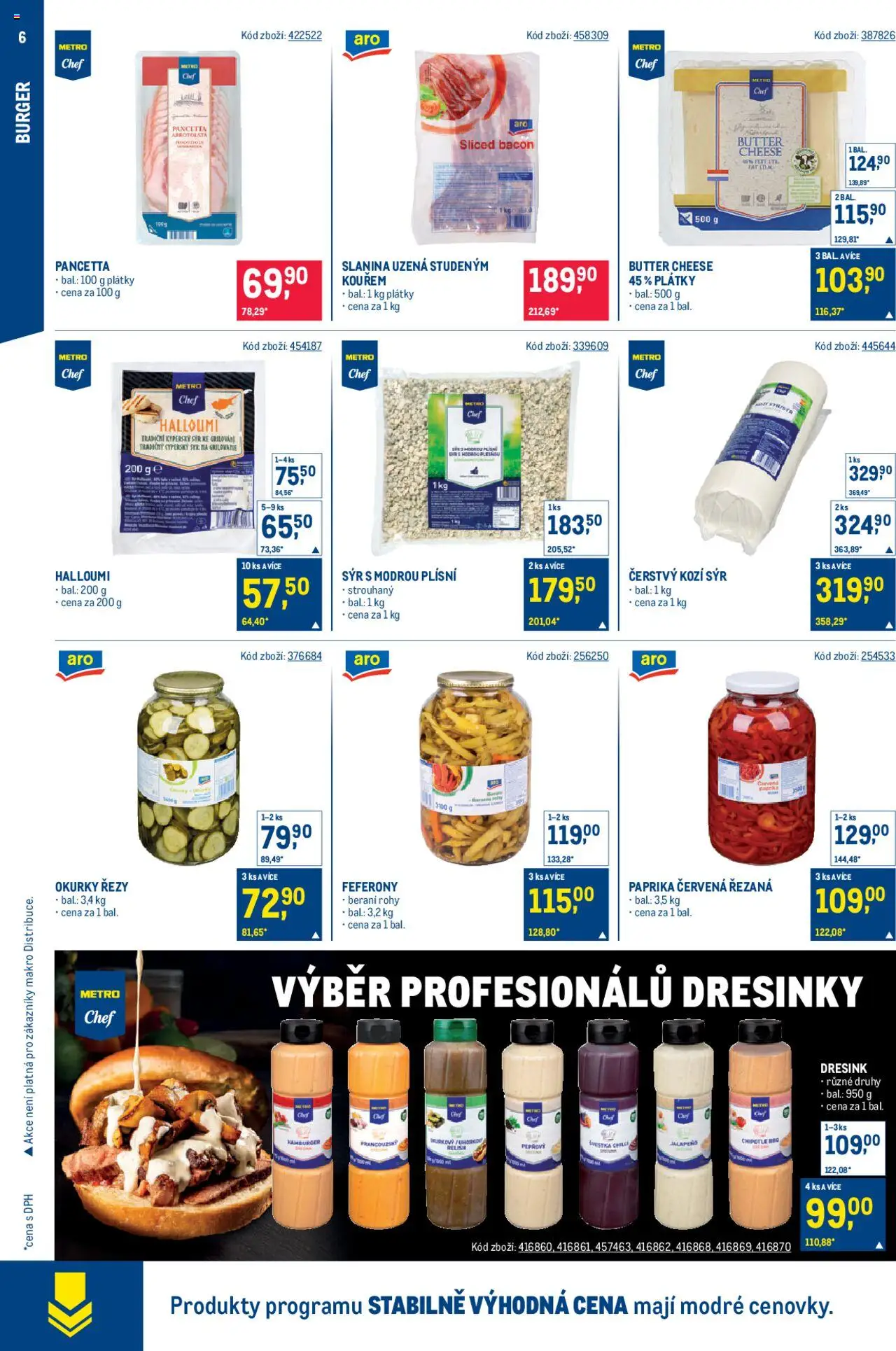 Makro leták - Street Food od 18.06.2025 | Strana: 6 | Produkty: Paprika červená, Halloumi, Kozí sýr, Slanina