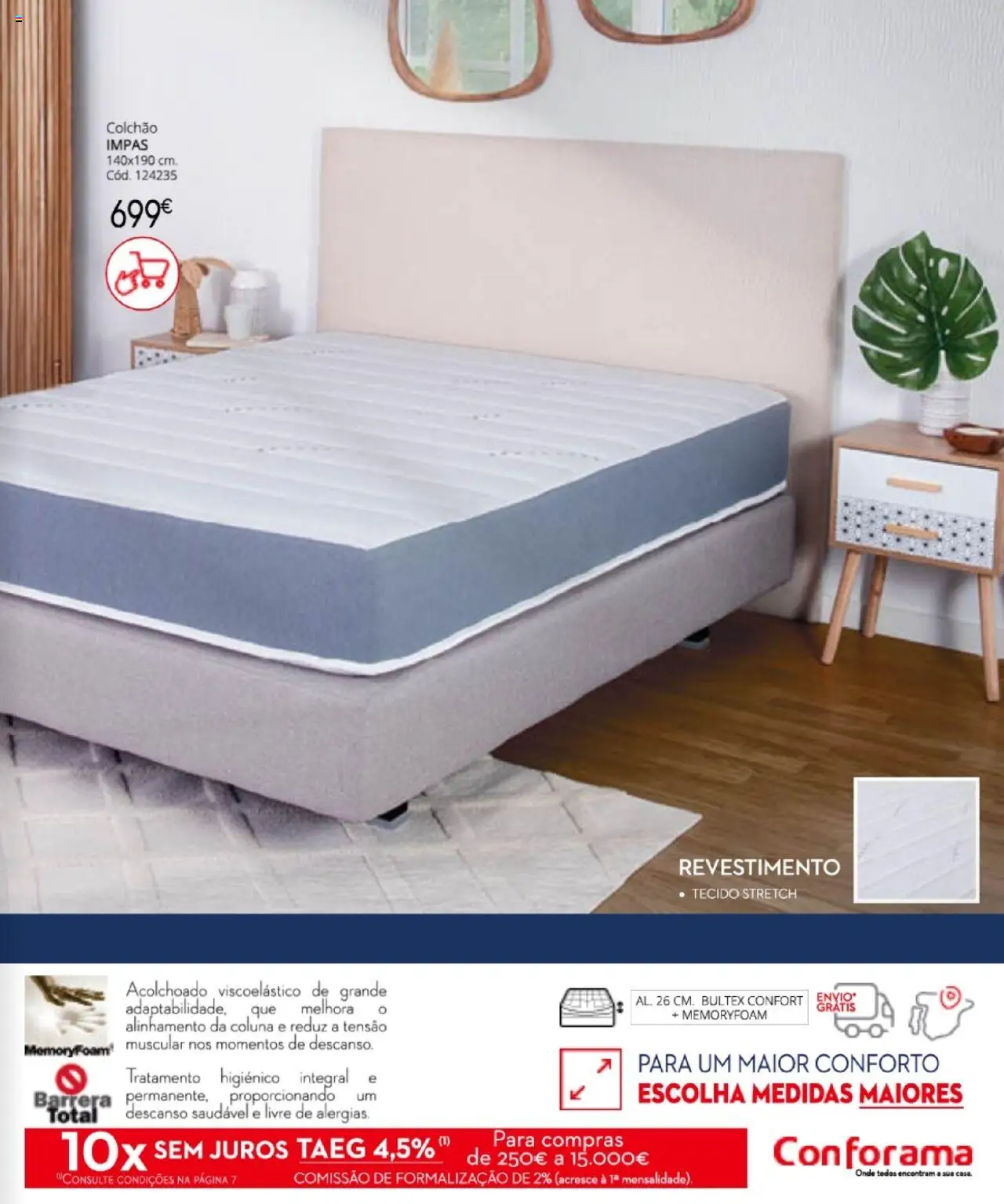 Conforama - Descanso  │ válido de 07.08.2025 | Página: 37 | Produtos: Colchão