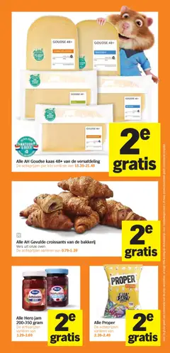 Alle AH Goudse kaas 48+ van de versafdeling, Goudse kaas 48+ from Albert Heijn. De actieprijzen per kilo variëren van 15.39-21.49 - Voorbeeld van een folder van Albert Heijn, geldig van 23.02.2026 | Pagina: 6