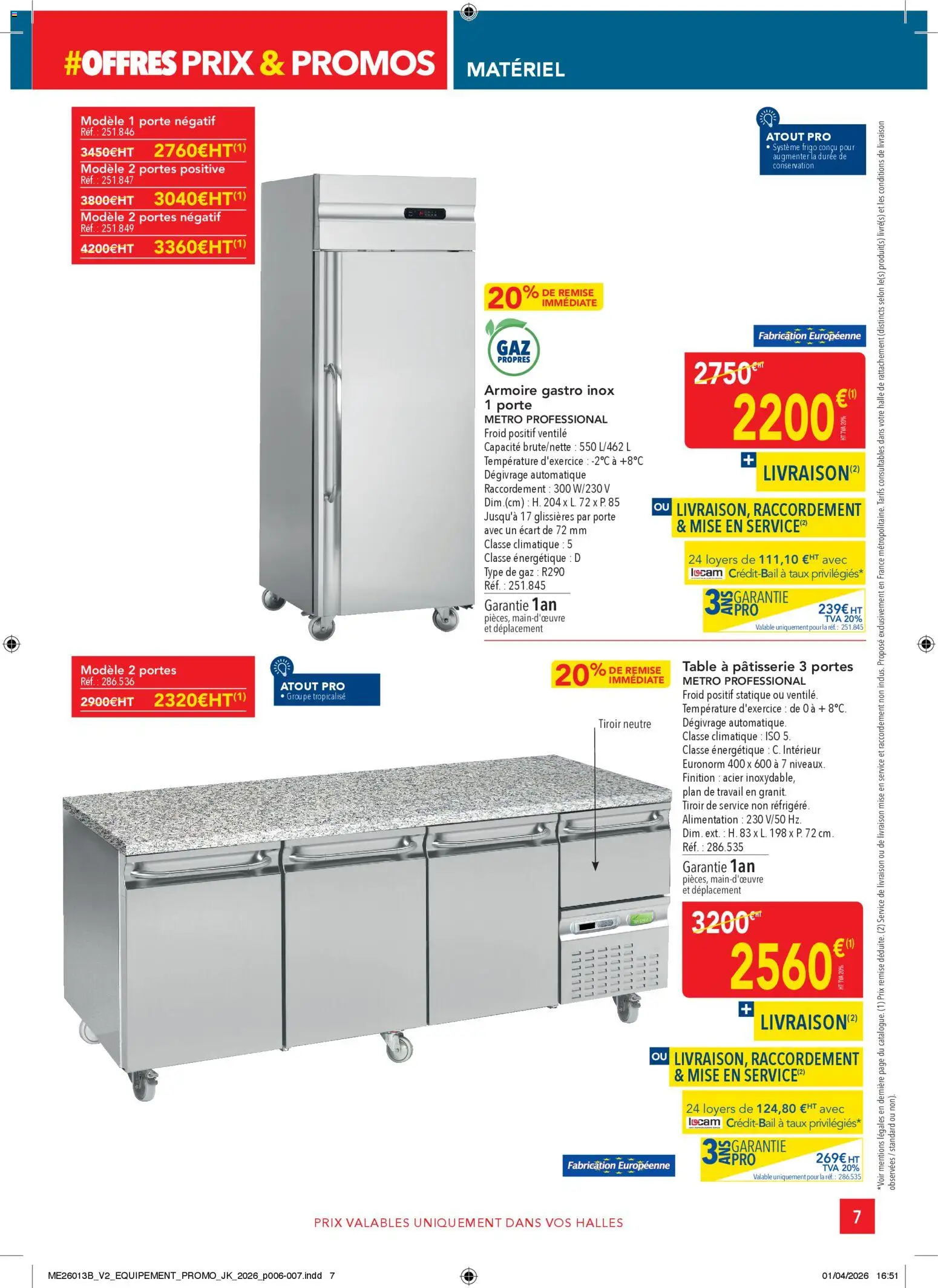 {H1} | Page: 7 | Produits: Frigo, Porte, Armoire, Portes