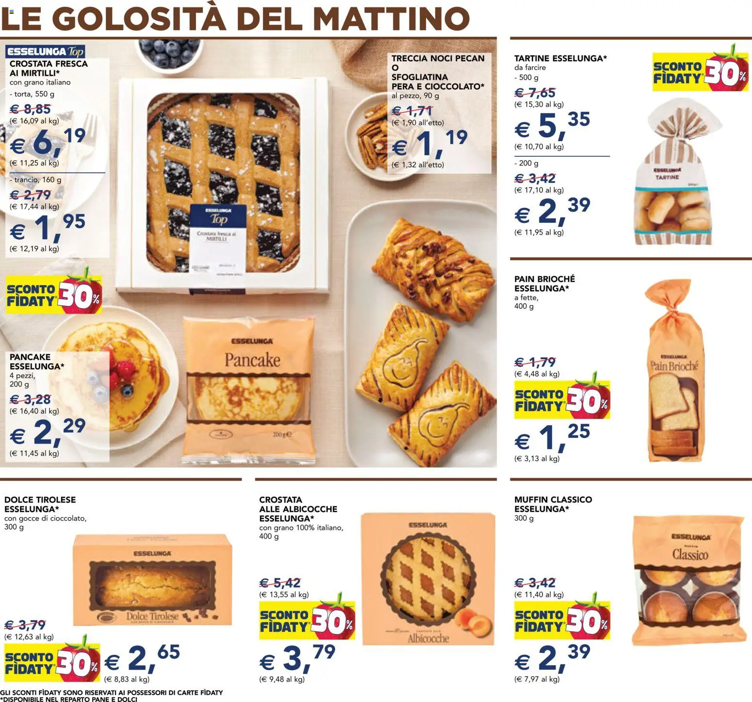 Volantino Esselunga S del 15.01.2026 | Pagina: 2 | Prodotti: Top, Noci, Muffin, Albicocche