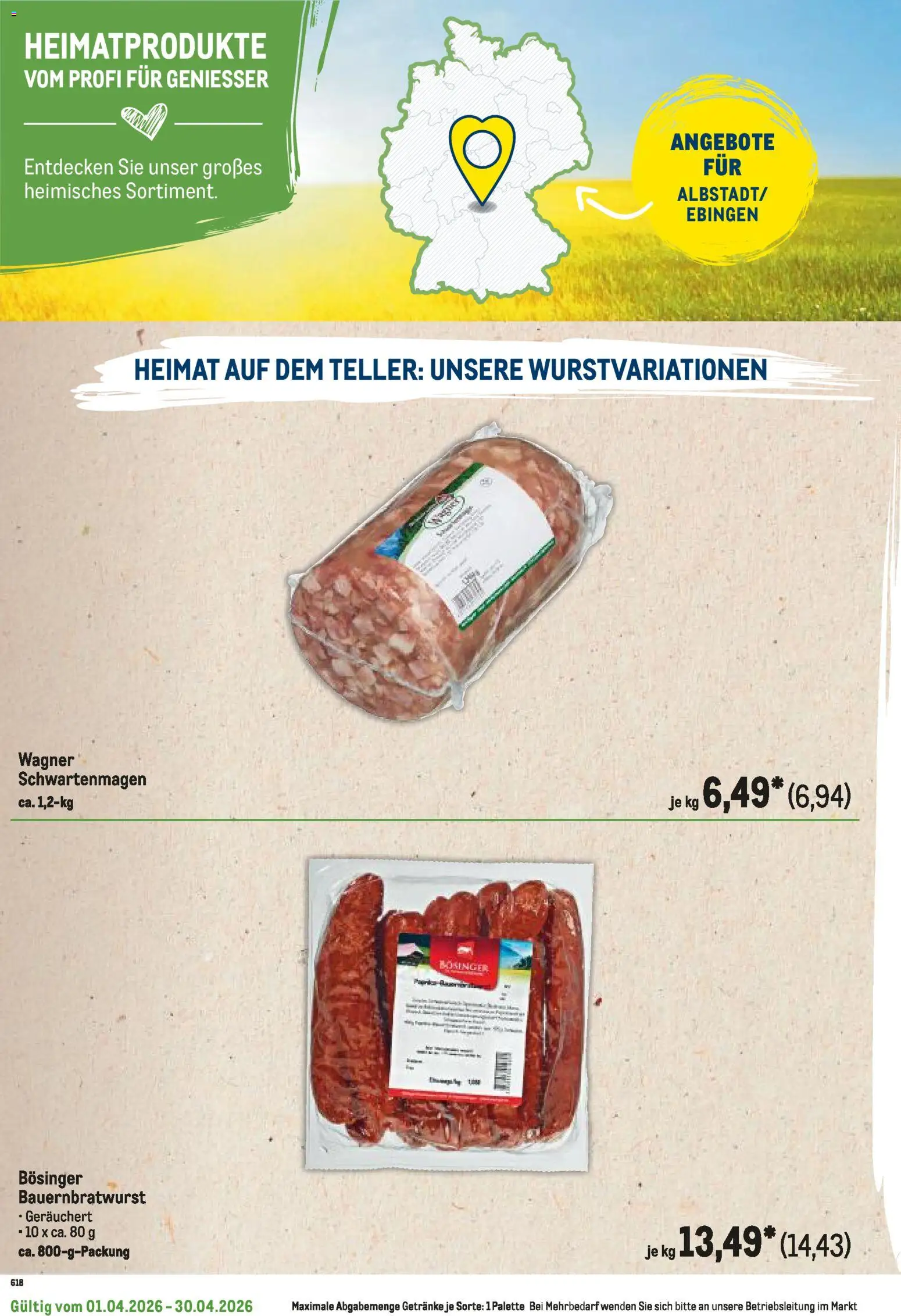 Metro Regionaler Flyer – gültig ab 01.04.2026 | Seite: 122