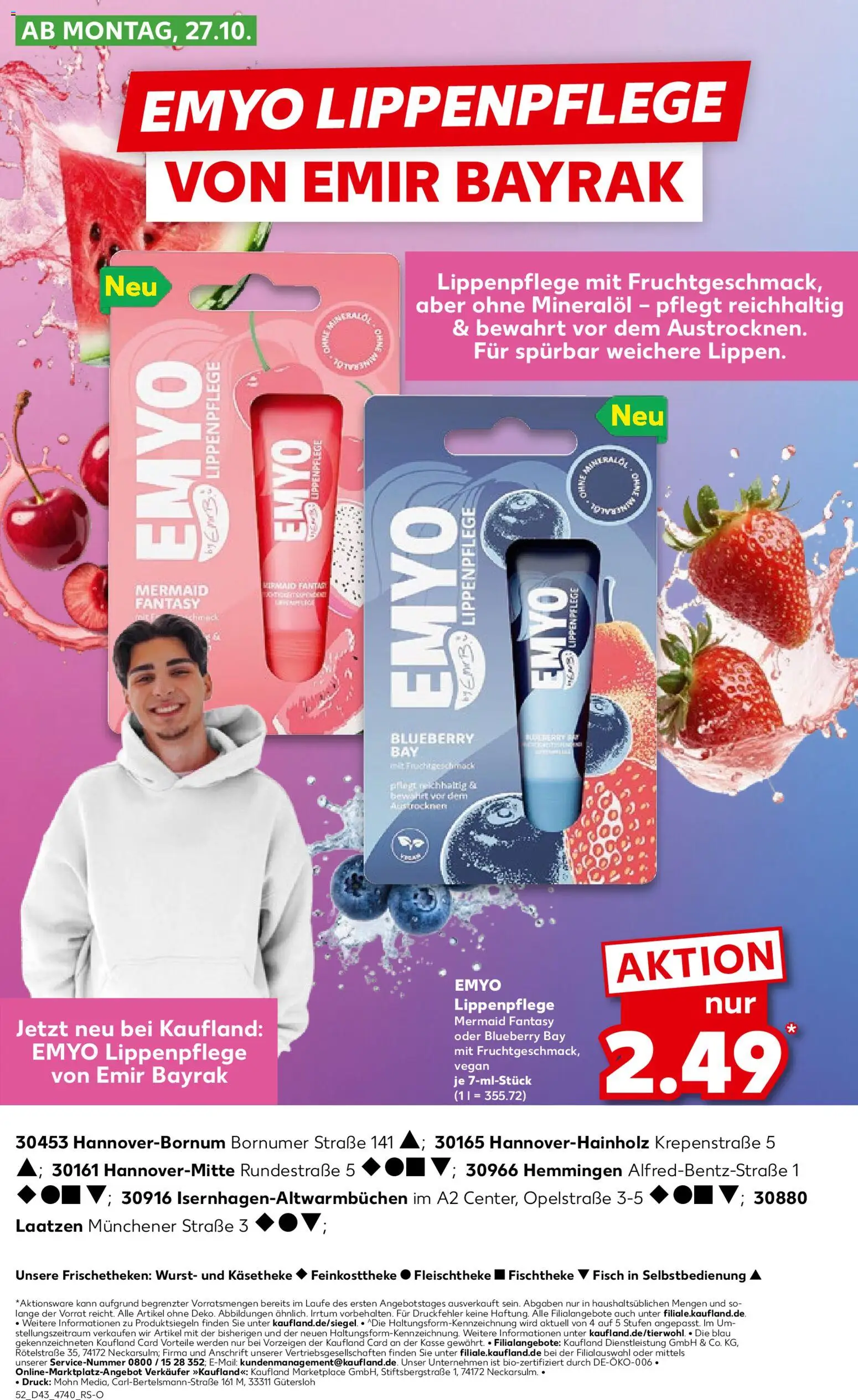 Kaufland prospekt Hannover	 – gültig ab 26.10.2025 | Seite: 52 | Produkte: Fisch, Wurst