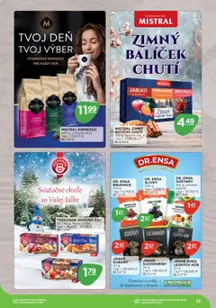 Terno leták platný od 10.11.2025 | Strana: 17 | Produkty: Gaštany, Čaj, Teekanne, Zrnková káva