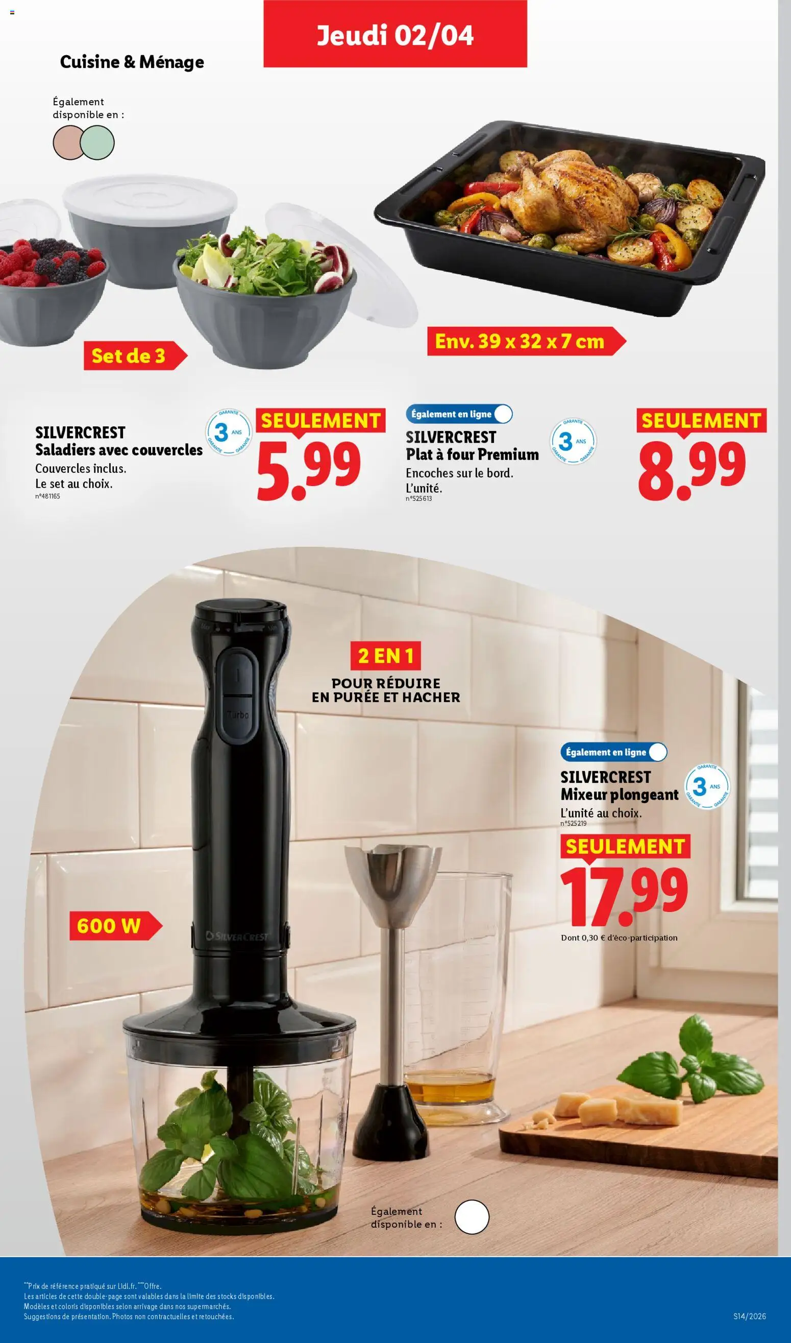 {H1} | Page: 23 | Produits: Mixeur, Mixeur plongeant, Four