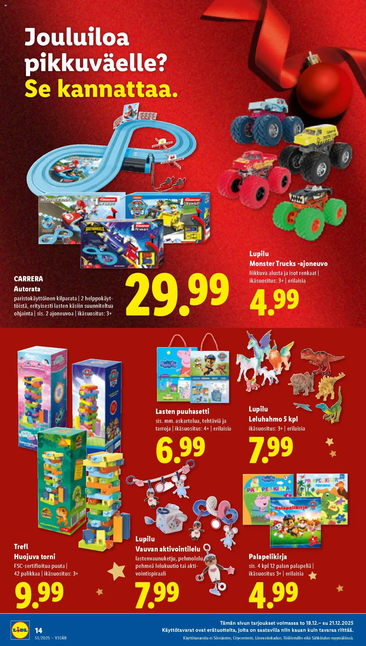 Lidl tarjoukset - Helsinki – voimassa 18.12.2025 alkaen | Sivu: 16