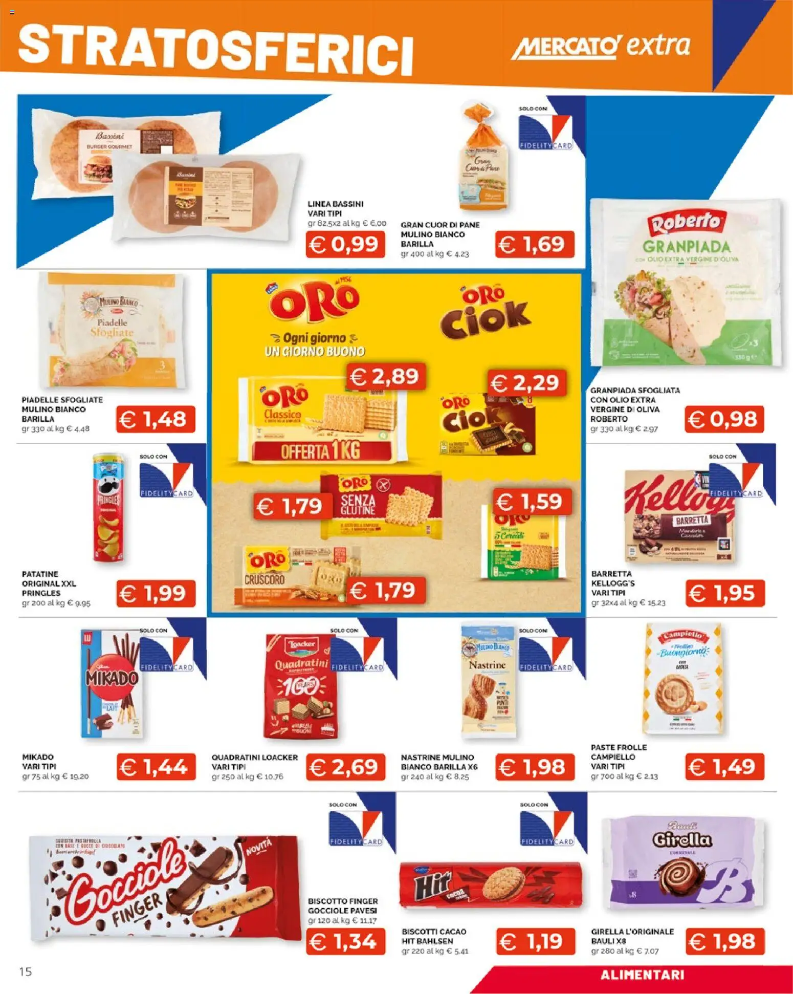 Volantino Mercatò del 20.11.2025 | Pagina: 15 | Prodotti: Cereali, Biscotti, Olio extra vergine, Cacao